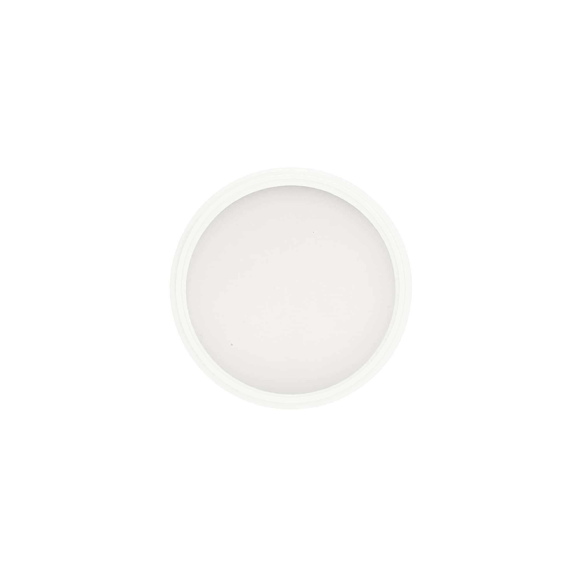 Κάλυμμα βιδωτό για 60 ml 'Brown Line', PP, λευκό