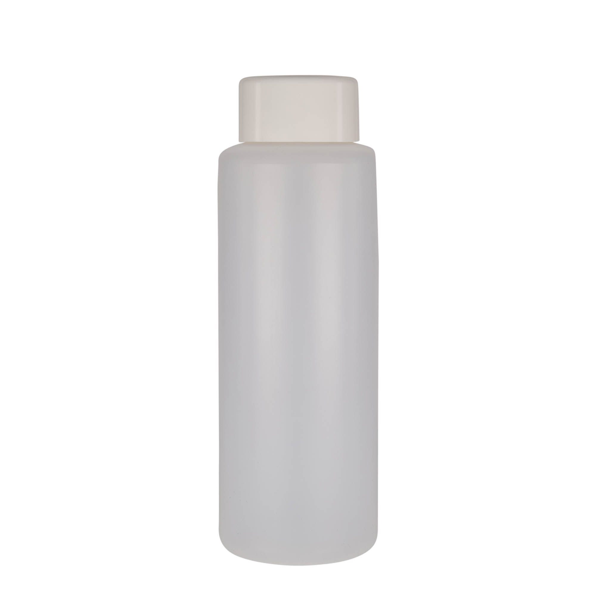 Στρογγυλό μπουκάλι 1.000 ml, πλαστικό PE, φυσικό χρώμα, στόμιο: βιδωτό πώμα
