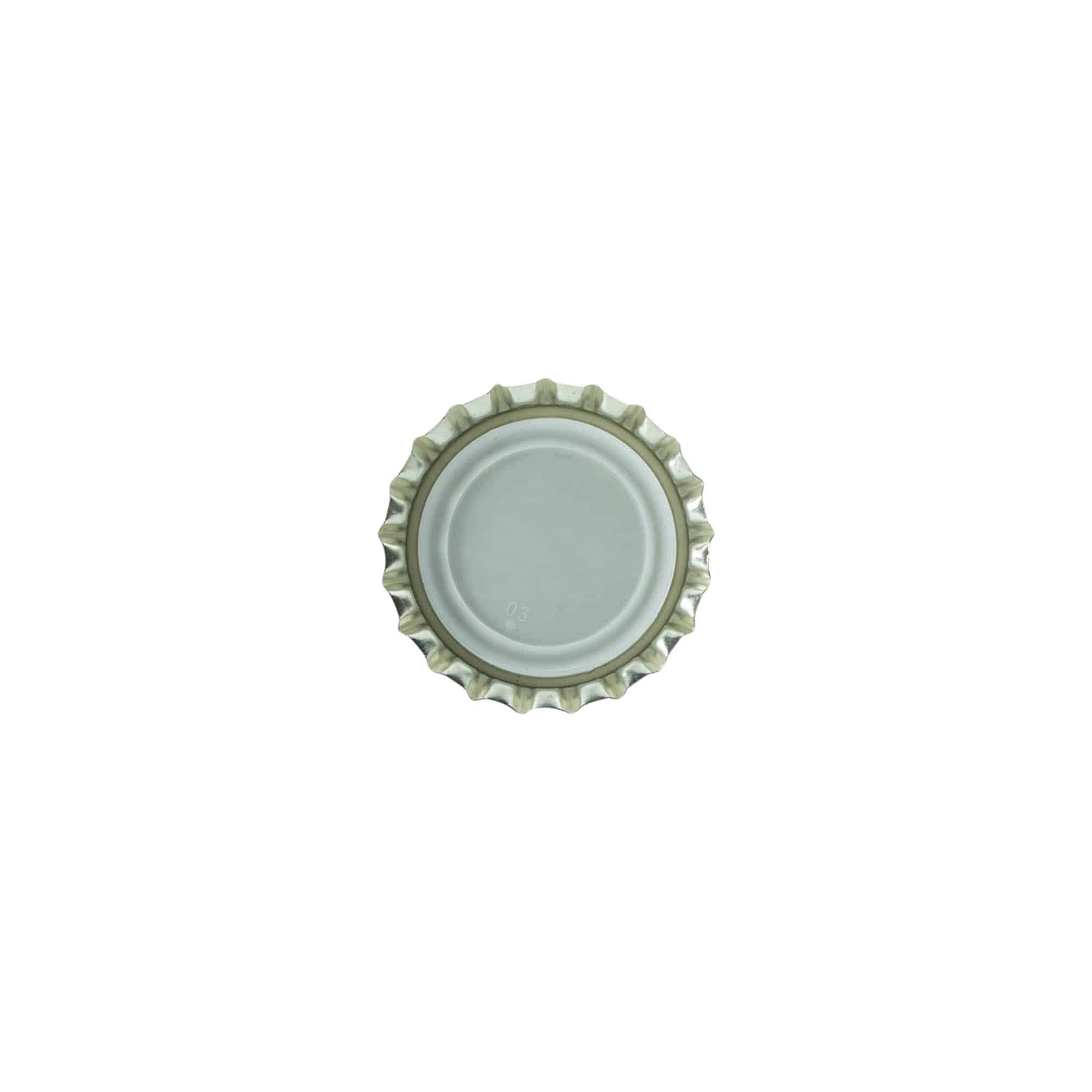 Μεταλλικά καπάκια 26 mm, μαύρα
