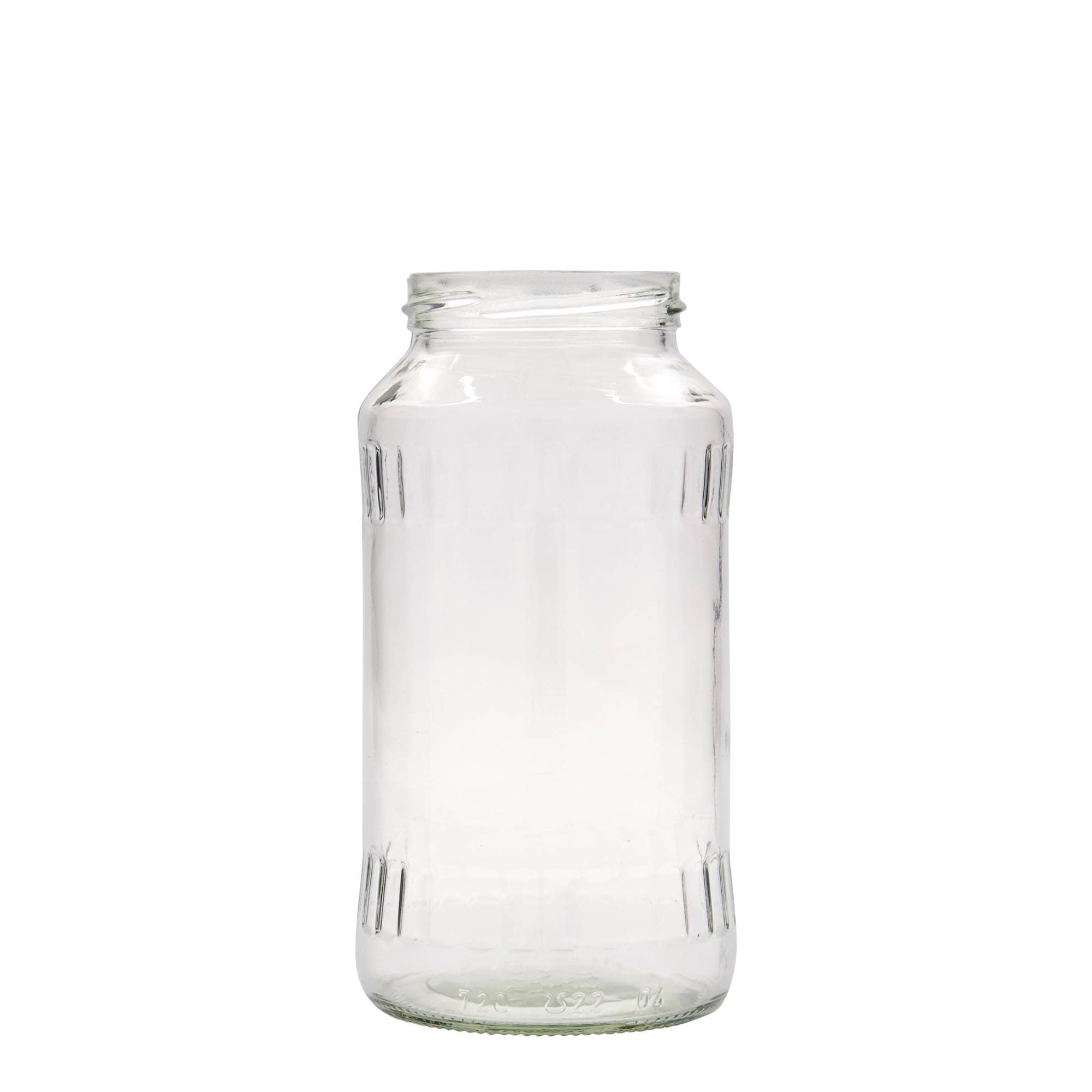 Βάζο με πτυχώσεις 720 ml, στόμιο: twist-off (TO 66)