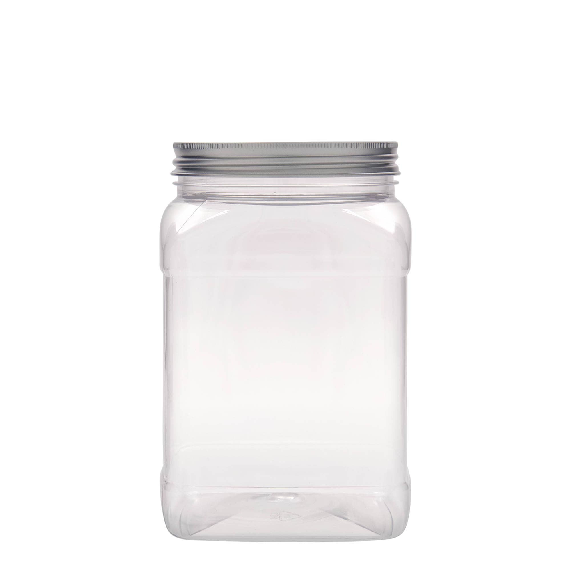 1.500 ml PET-δοχείο 'Dana', τετράγωνο, πλαστικό, στόμιο: 100/400