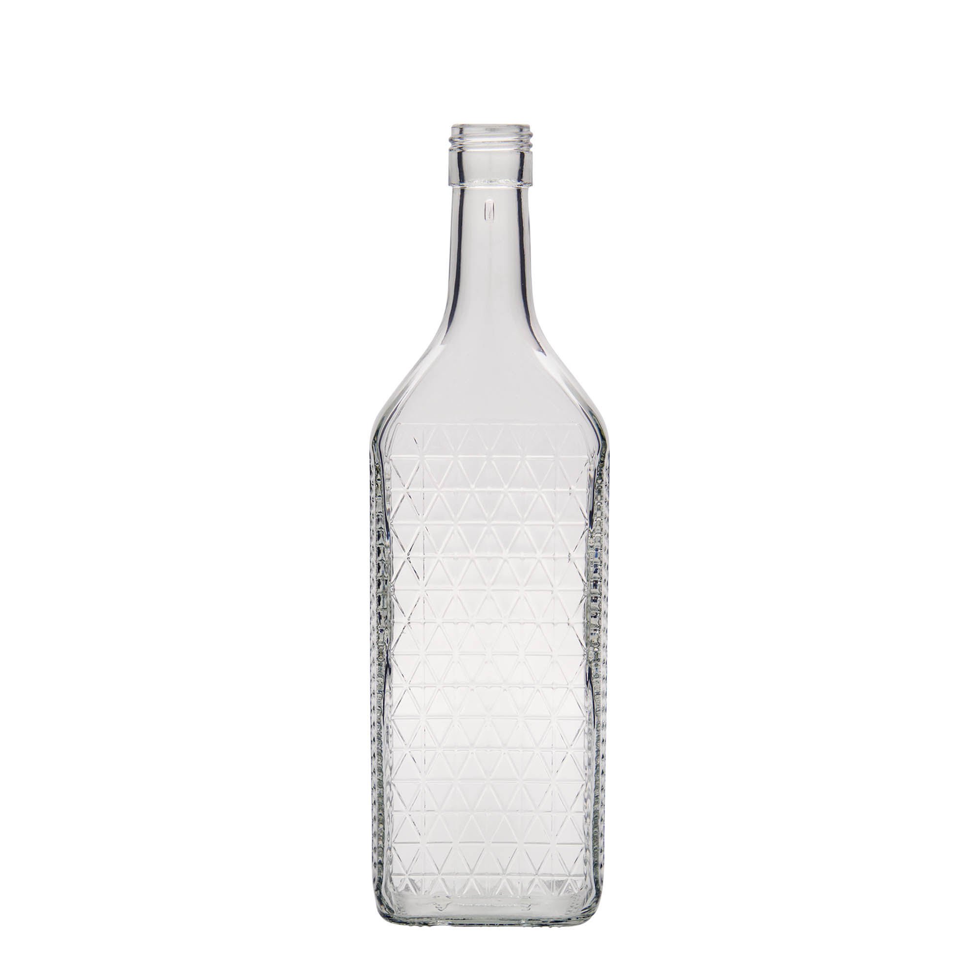 Γυάλινο μπουκάλι 'Caruso' 700 ml, ορθογώνιο, στόμιο: PP 31,5
