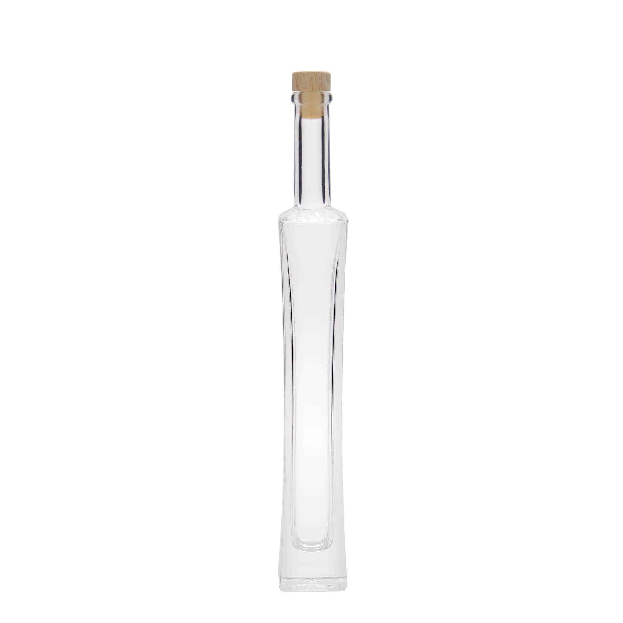 Γυάλινο μπουκάλι 'Koko' 100 ml, τετράγωνο, στόμιο: φελλός