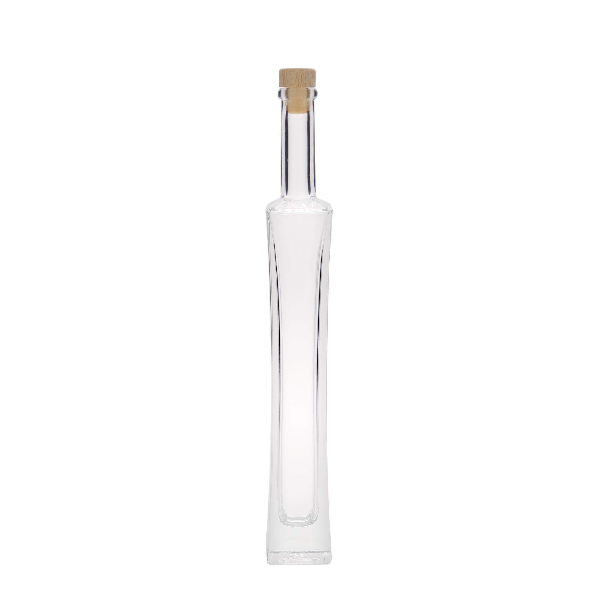 Γυάλινο μπουκάλι 'Koko' 100 ml, τετράγωνο, στόμιο: φελλός