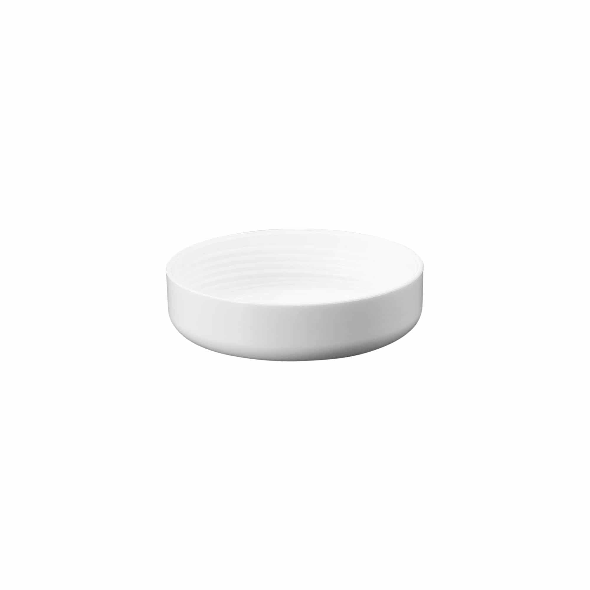 Βιδωτό πώμα για το μπουκάλι 'Bianca' 100 ml, πλαστικό PP, λευκό