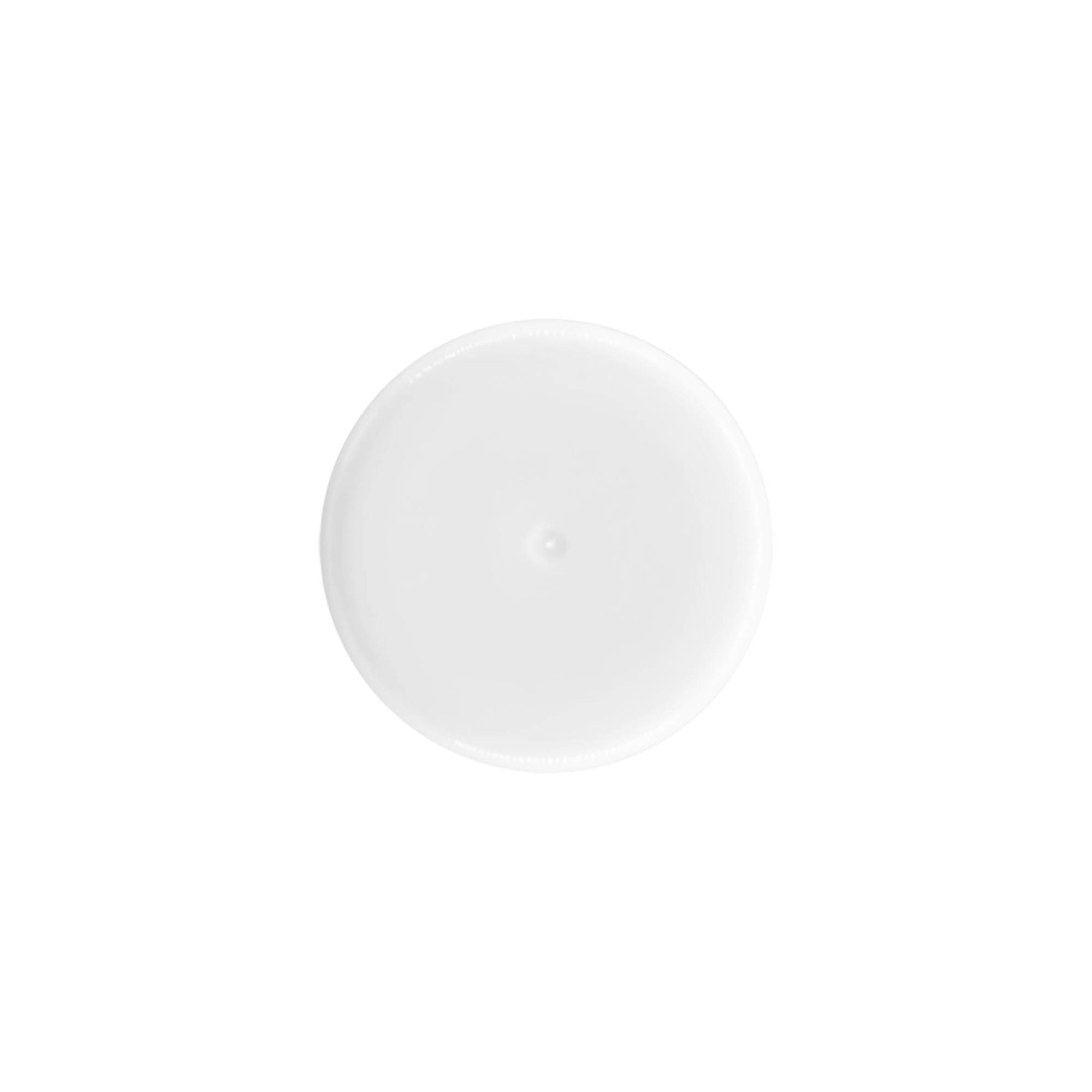 Καπάκι για μπουκάλι roll-on 50 ml, πλαστικό PP, λευκό, για στόμιο: βιδωτό πώμα Καπάκι για μπουκάλι roll-on 50 ml, πλαστικό PP, λευκό, για στόμιο: βιδωτό πώμα