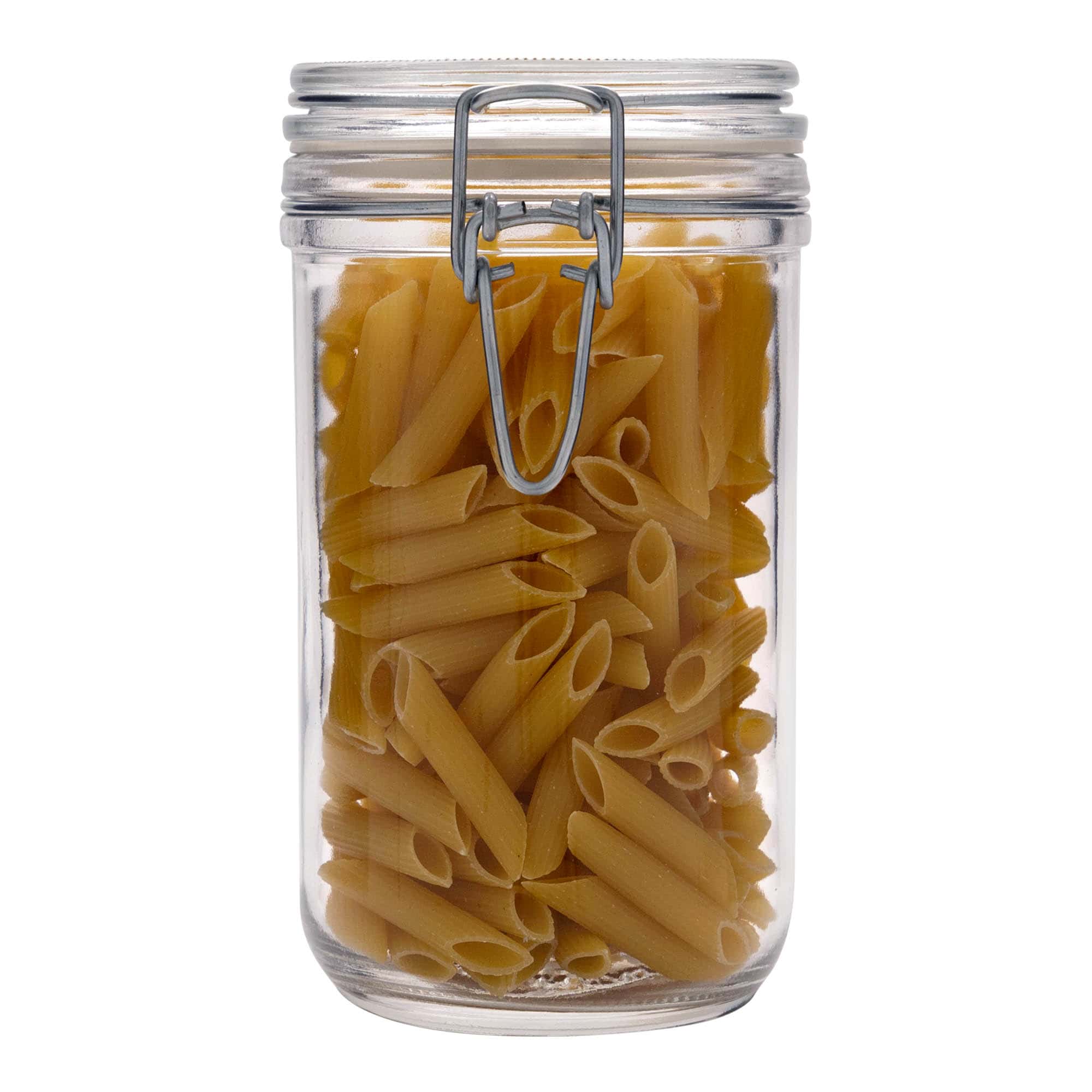 750 ml γυάλινο βάζο με σύρμα κλεισίματος 'Fido', στόμιο: κλείσιμο με σύρμα