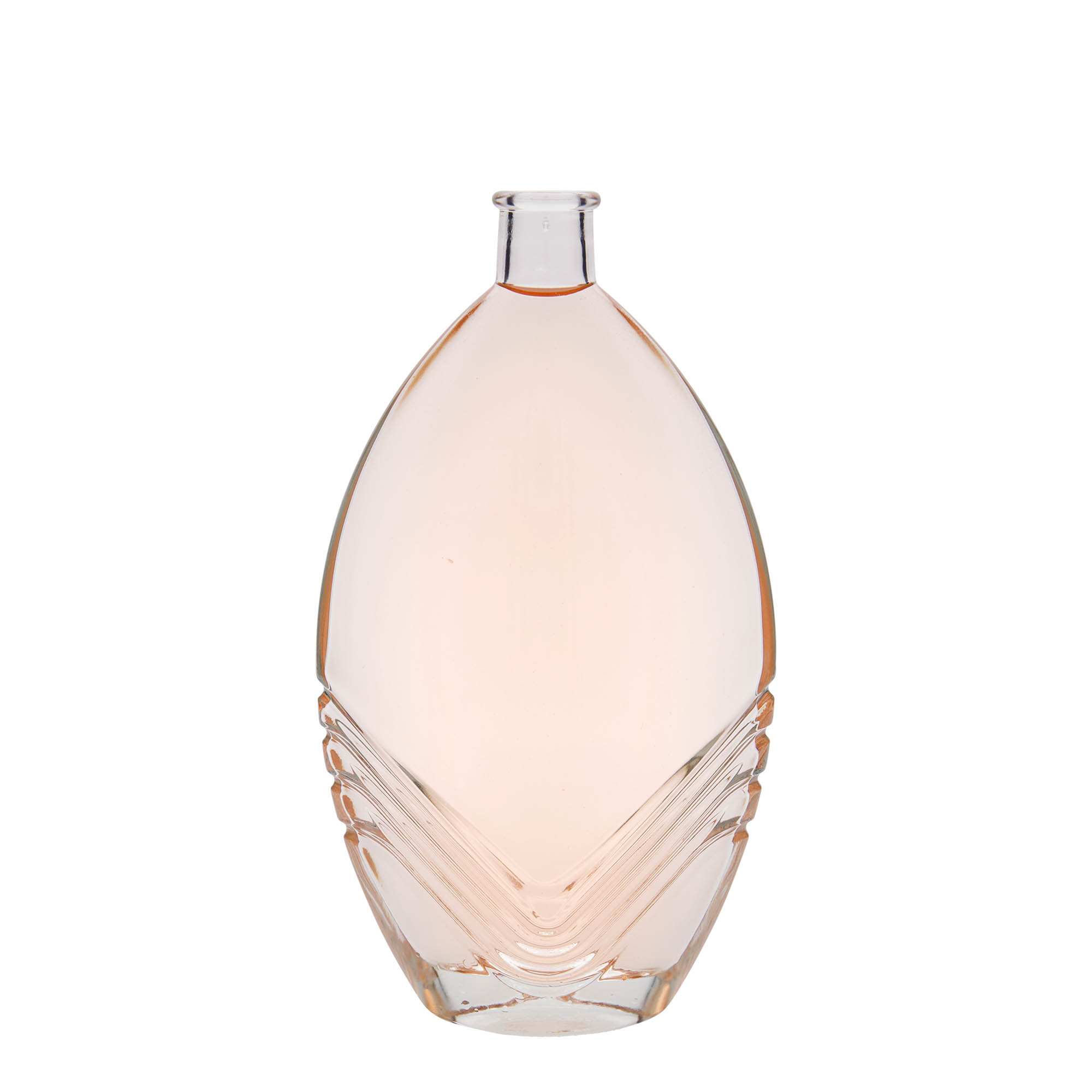 Γυάλινο μπουκάλι 'Florence' 500 ml, οβάλ, στόμιο: φελλός
