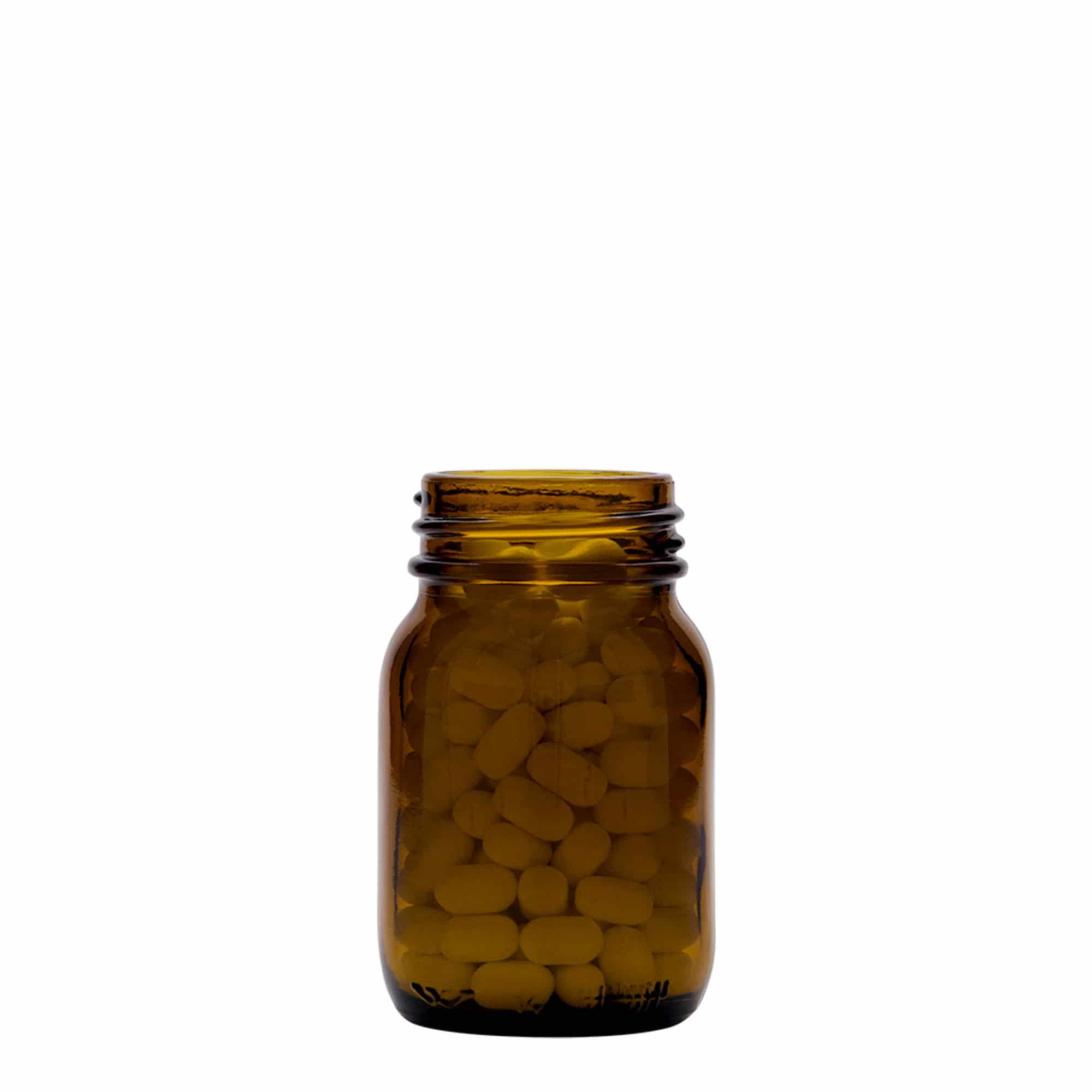Βάζο με φαρδύ λαιμό 75 ml, καφέ, στόμιο: DIN 40