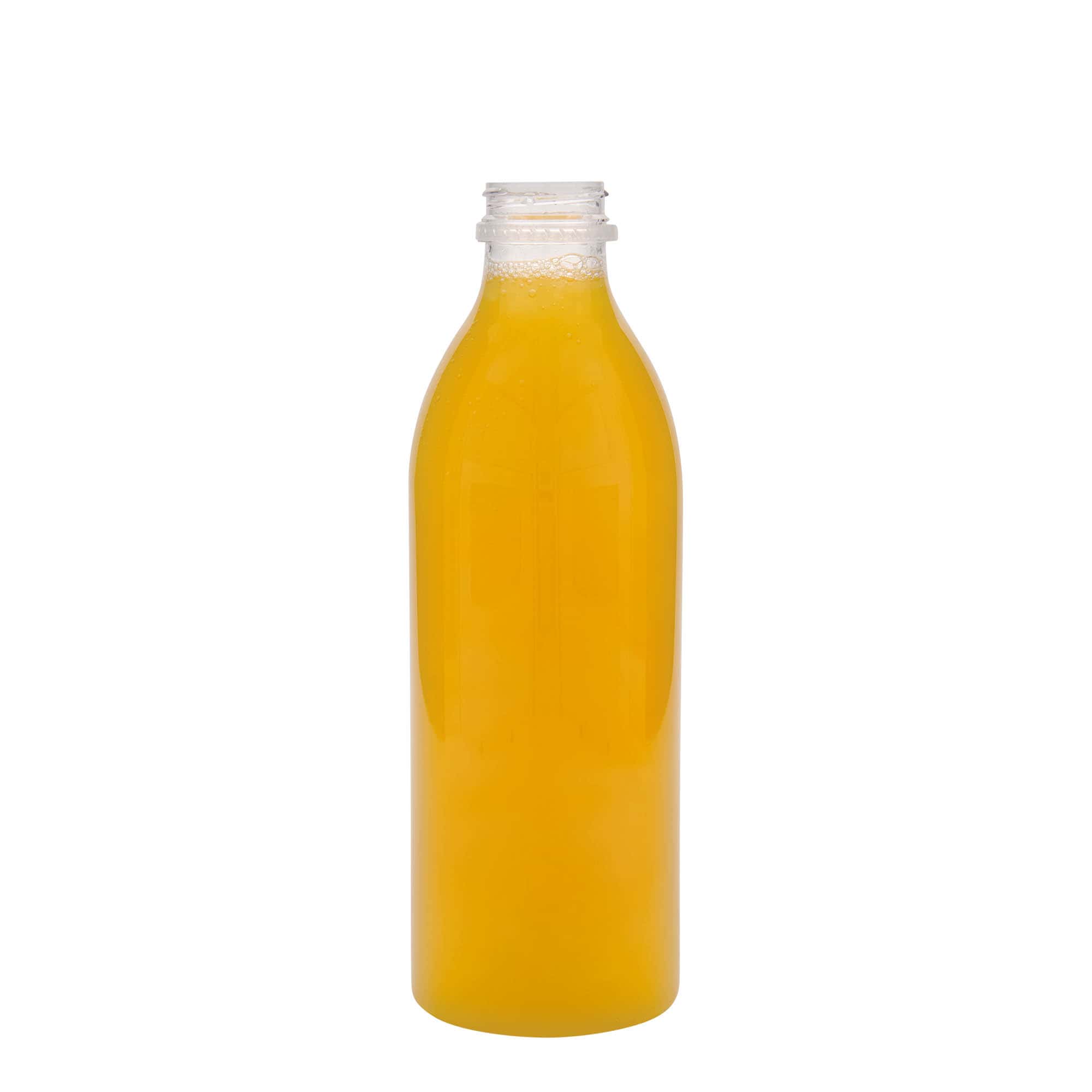 Μπουκάλι PET τυπικού μεγέθους 1.000 ml, πλαστικό, στόμιο: 38 mm