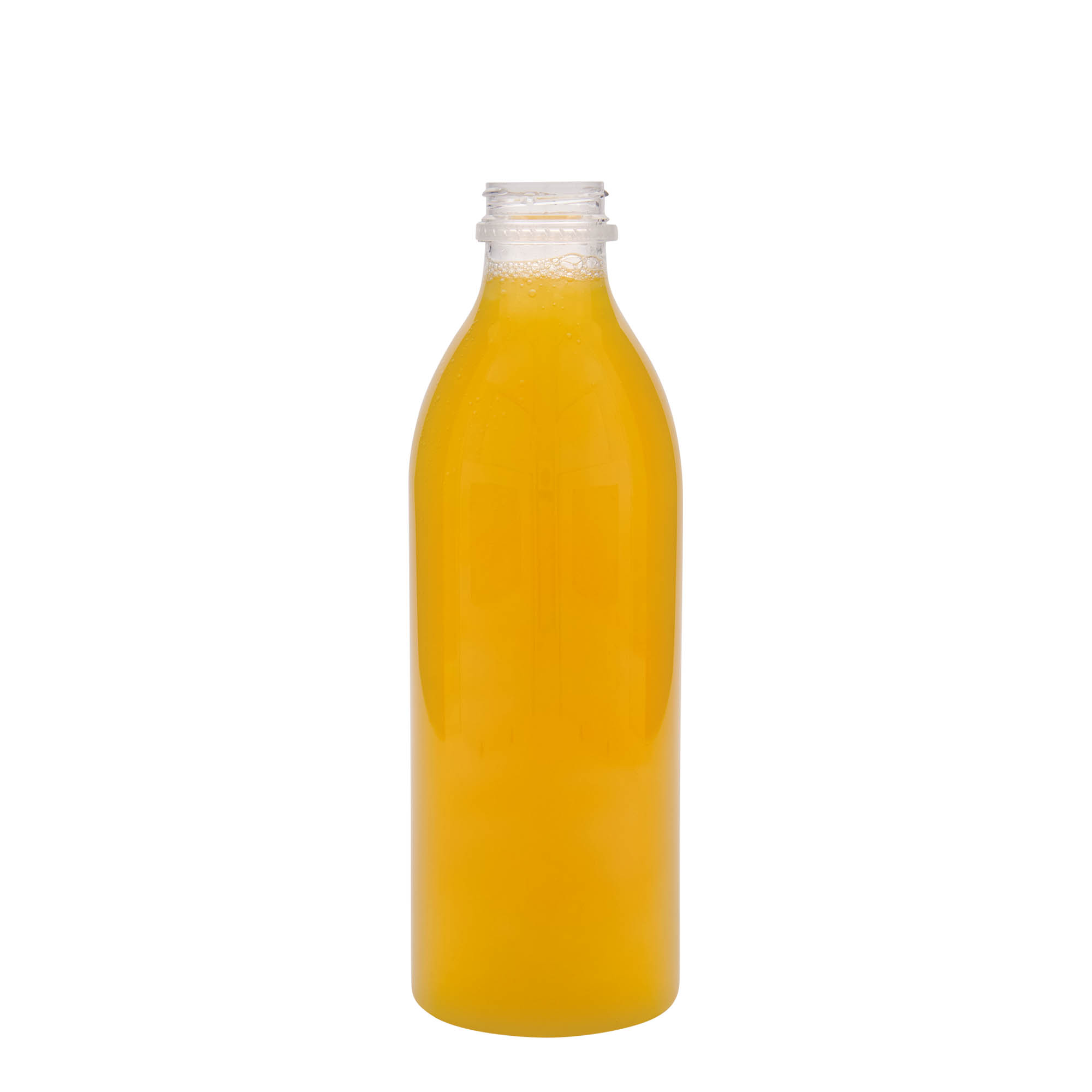 Μπουκάλι PET τυπικού μεγέθους 1.000 ml, πλαστικό, στόμιο: 38 mm Μπουκάλι PET τυπικού μεγέθους 1.000 ml, πλαστικό, στόμιο: 38 mm