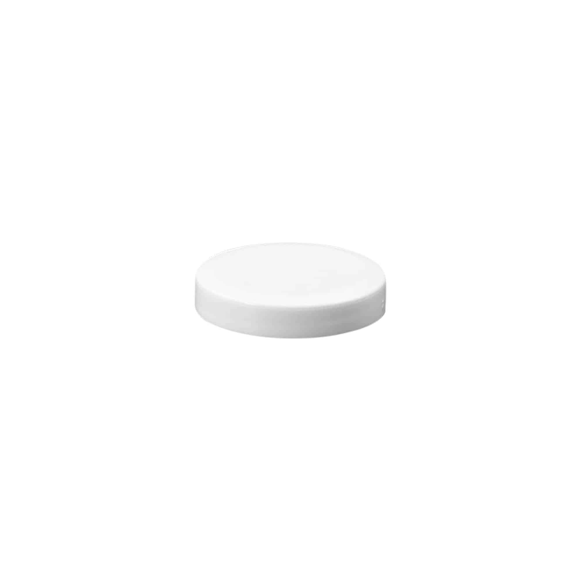Βιδωτό πώμα 'White Line' 6ml, πλαστικό PP, λευκό