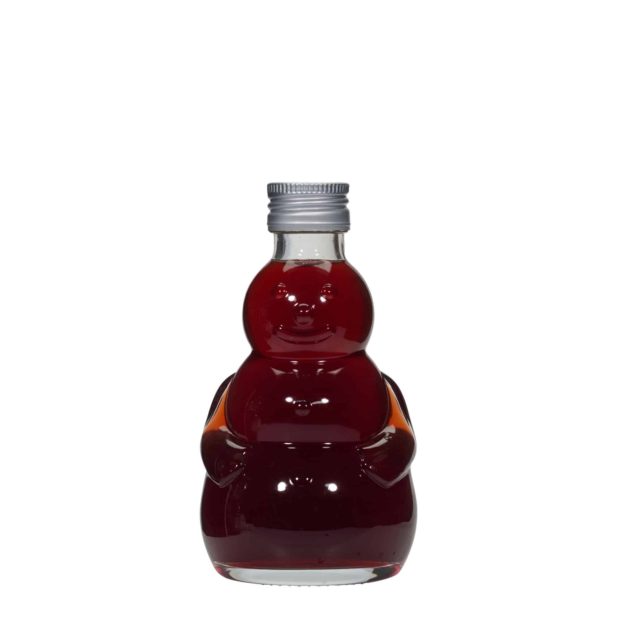 200 ml Glasflasche 'Schneemann', Mündung: PP 28