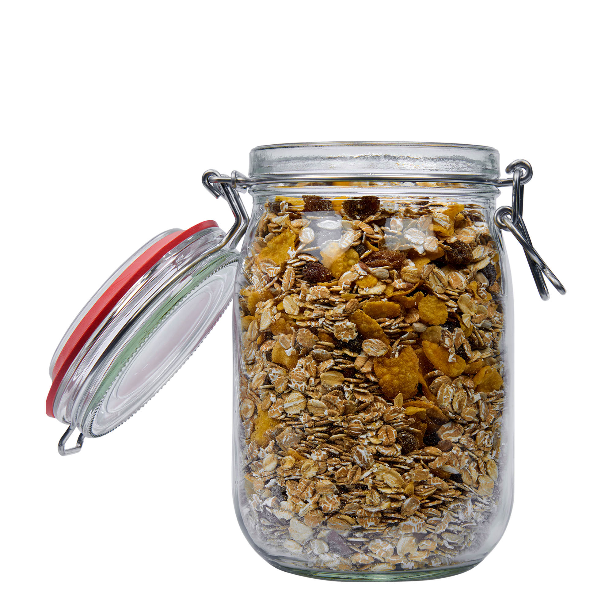 Βάζο με καπάκι με κλιπ 1.140 ml, στόμιο: καπάκι με κλιπ Βάζο με καπάκι με κλιπ 1.140 ml, στόμιο: καπάκι με κλιπ