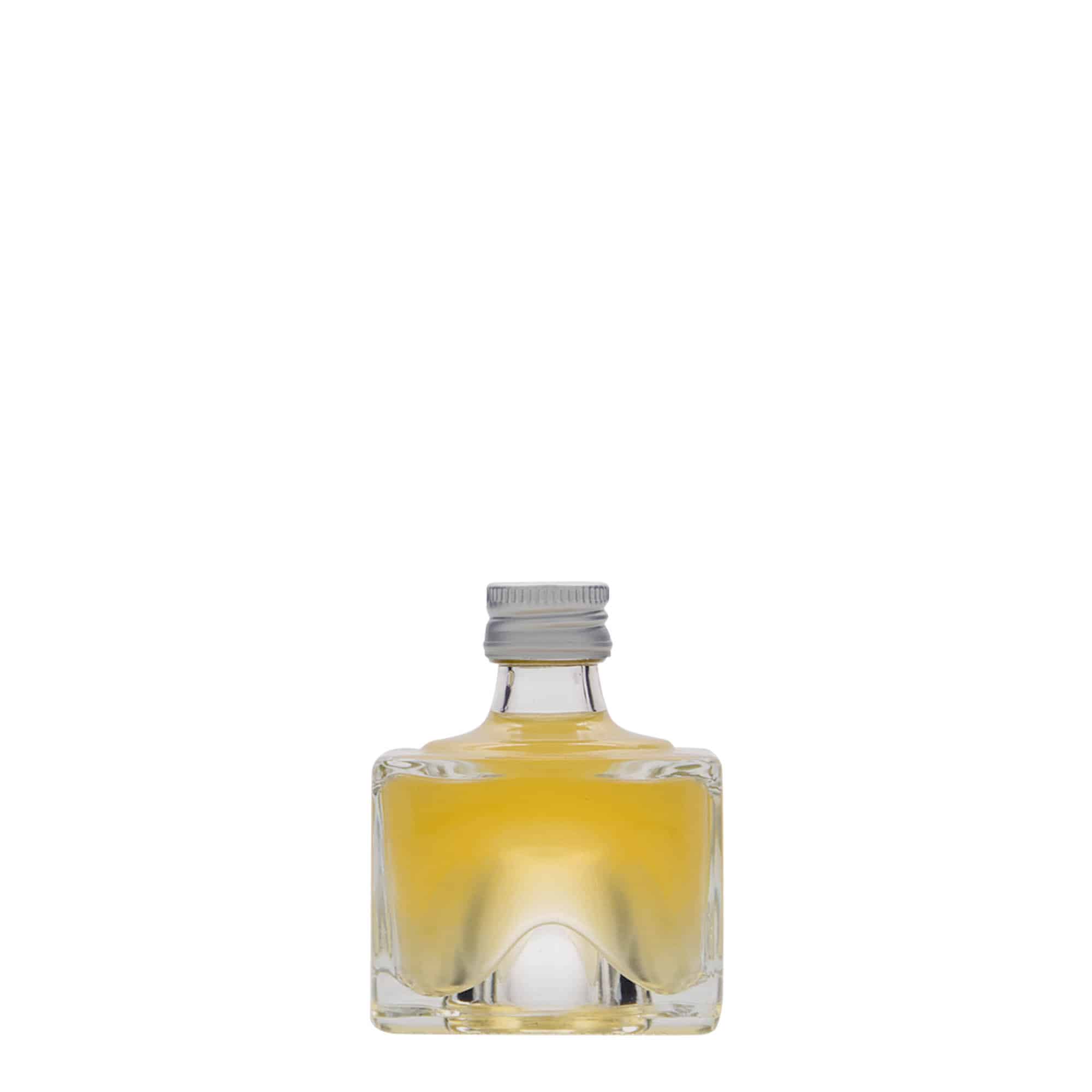 Γυάλινο μπουκάλι 'Cocolores' 40 ml, τετράγωνο, στόμιο: PP 18