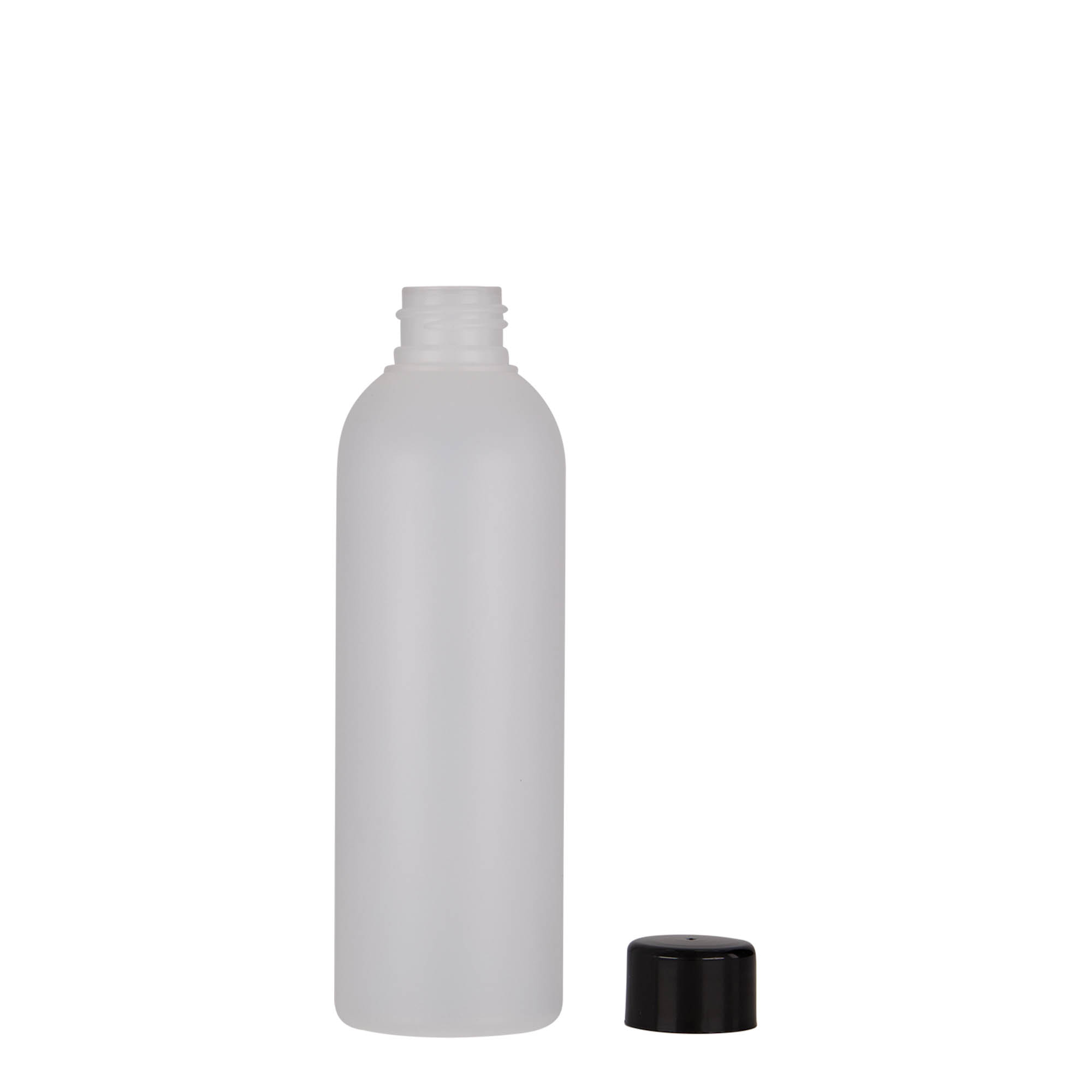 200 ml πλαστικό μπουκάλι 'Tuffy', HDPE, φυσικό, στόμιο: 24/410