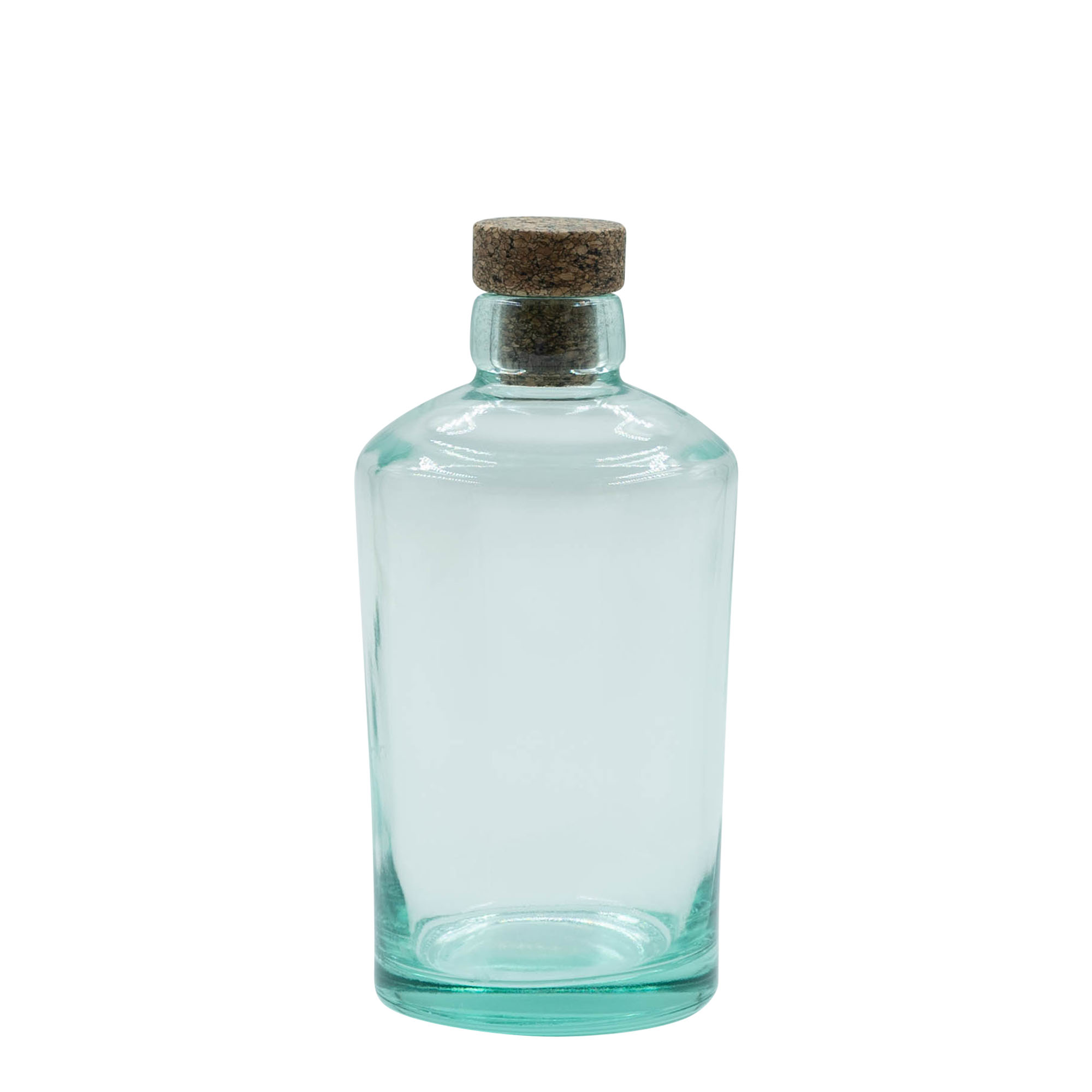500 ml Glasflasche 'Barrel', Mündung: Kork 500 ml Glasflasche 'Barrel', Mündung: Kork