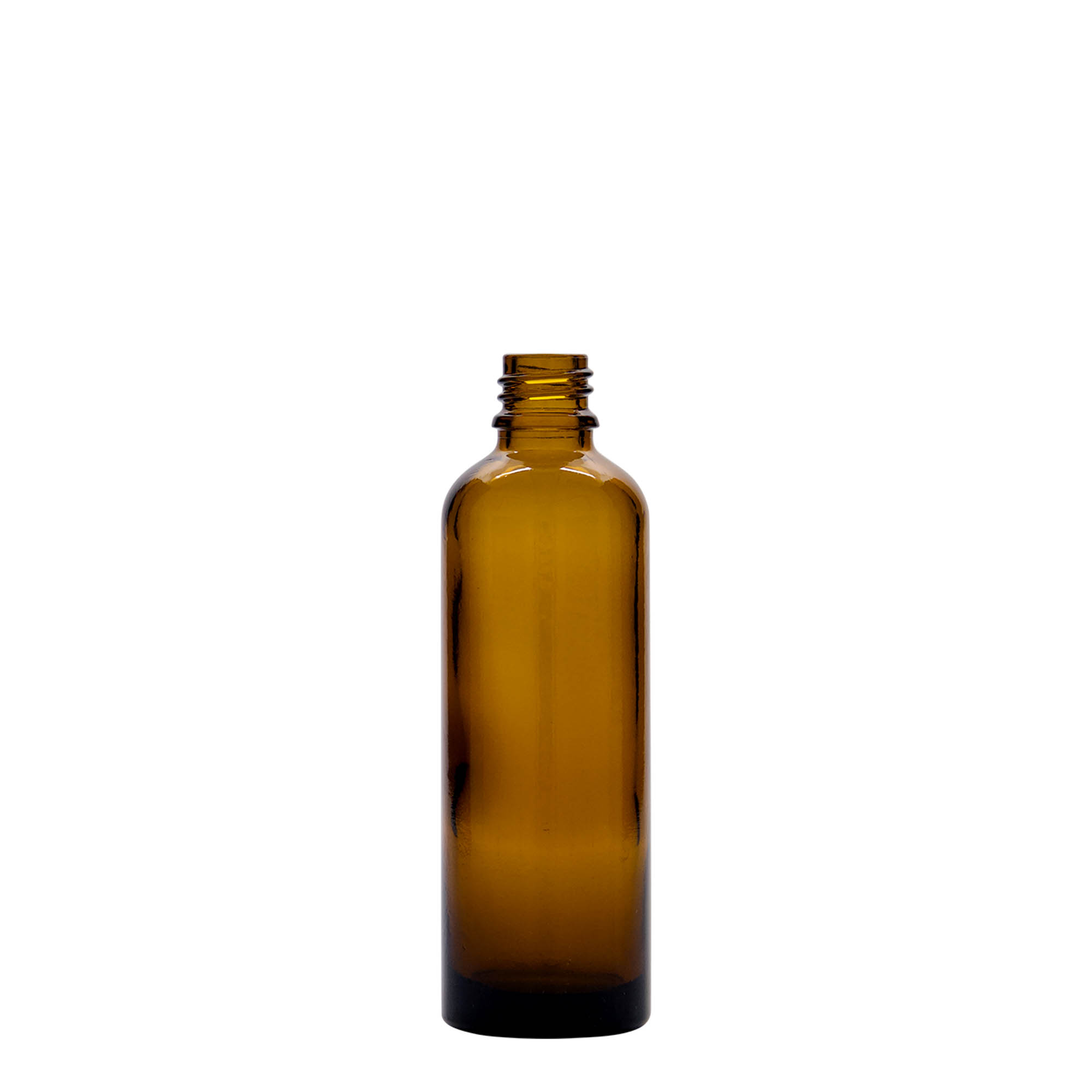 Μπουκάλι φαρμάκου 75 ml, γυάλινο, καφέ, στόμιο: DIN 18