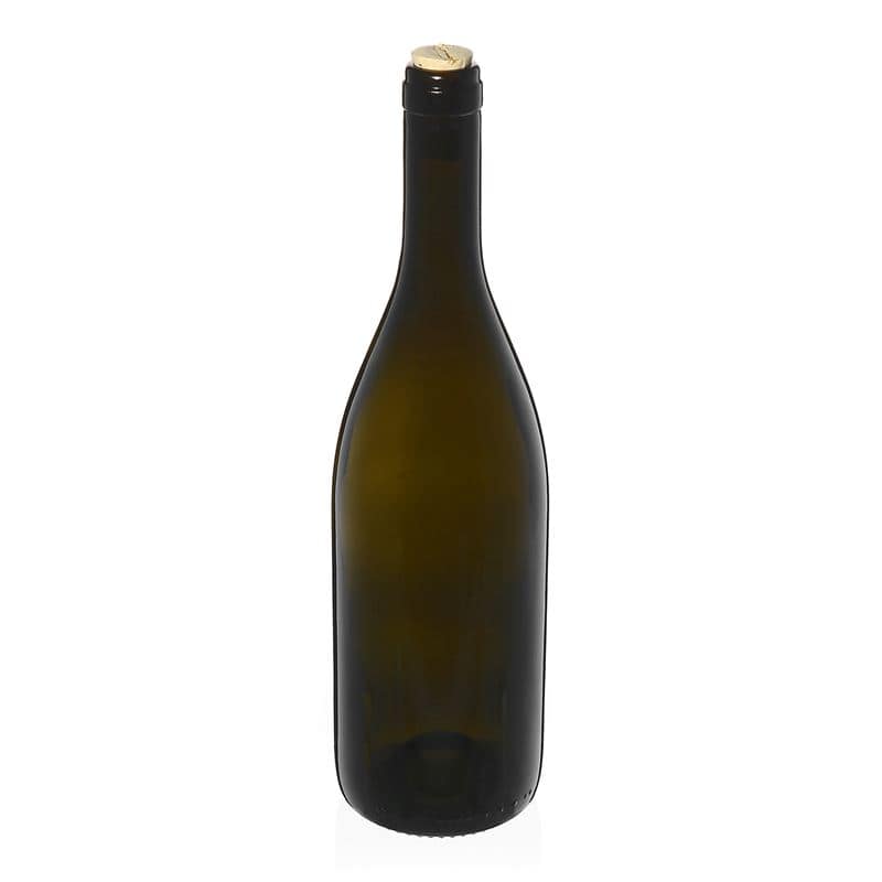 Μπουκάλι κρασιού 'Tiffany' 750 ml, πράσινο αντικέ, στόμιο: φελλός