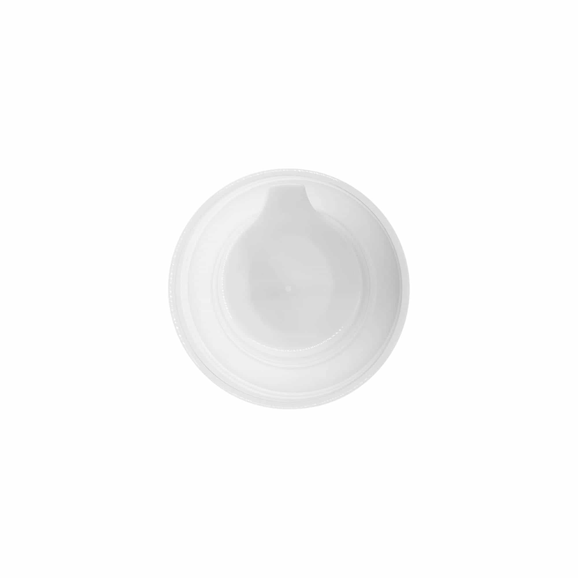 Κεφαλή αντλίας Airless Dispenser 'Mezzo', πλαστικό PP, λευκή