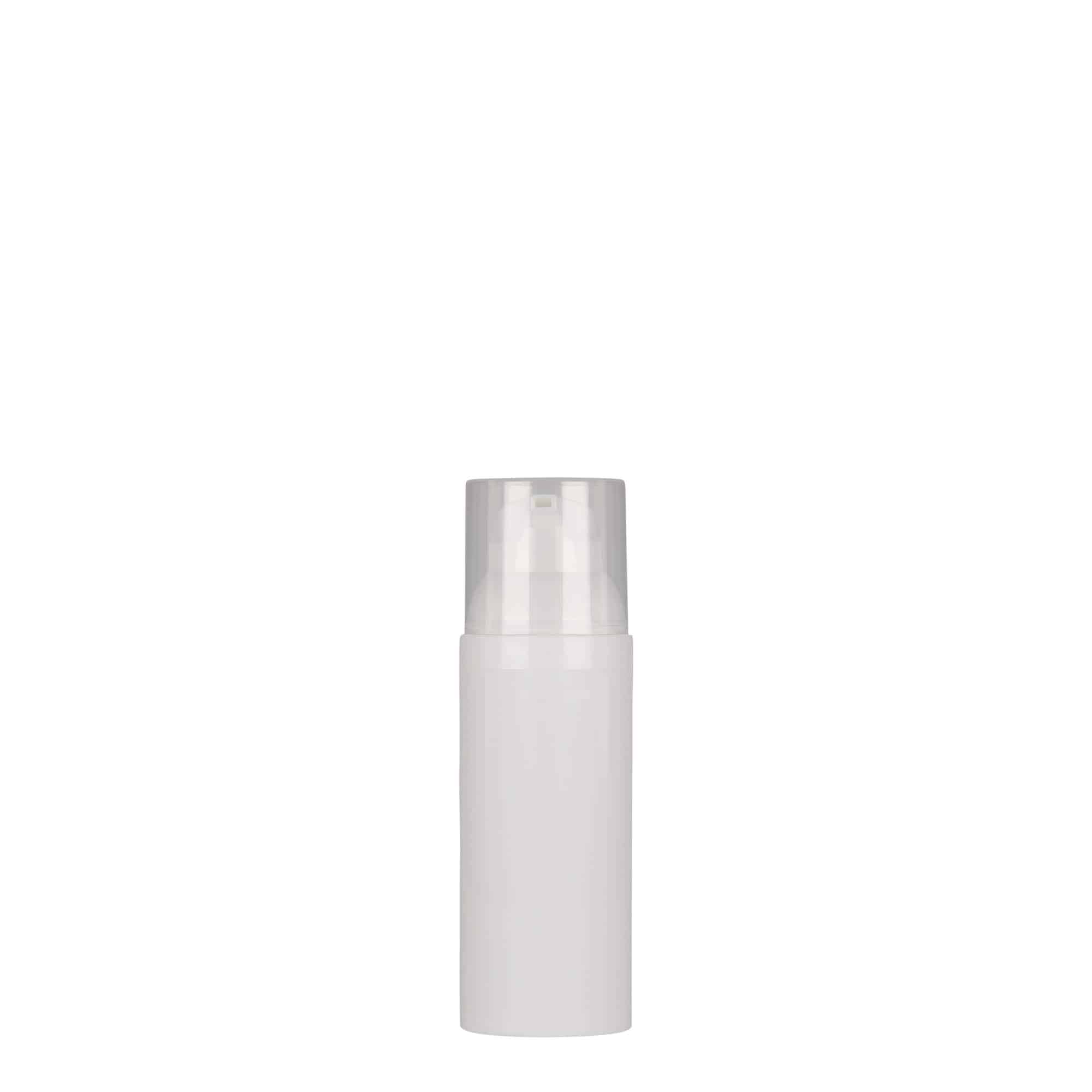 Airless Dispenser 'Mezzo' 50 ml, πλαστικό PP, λευκό