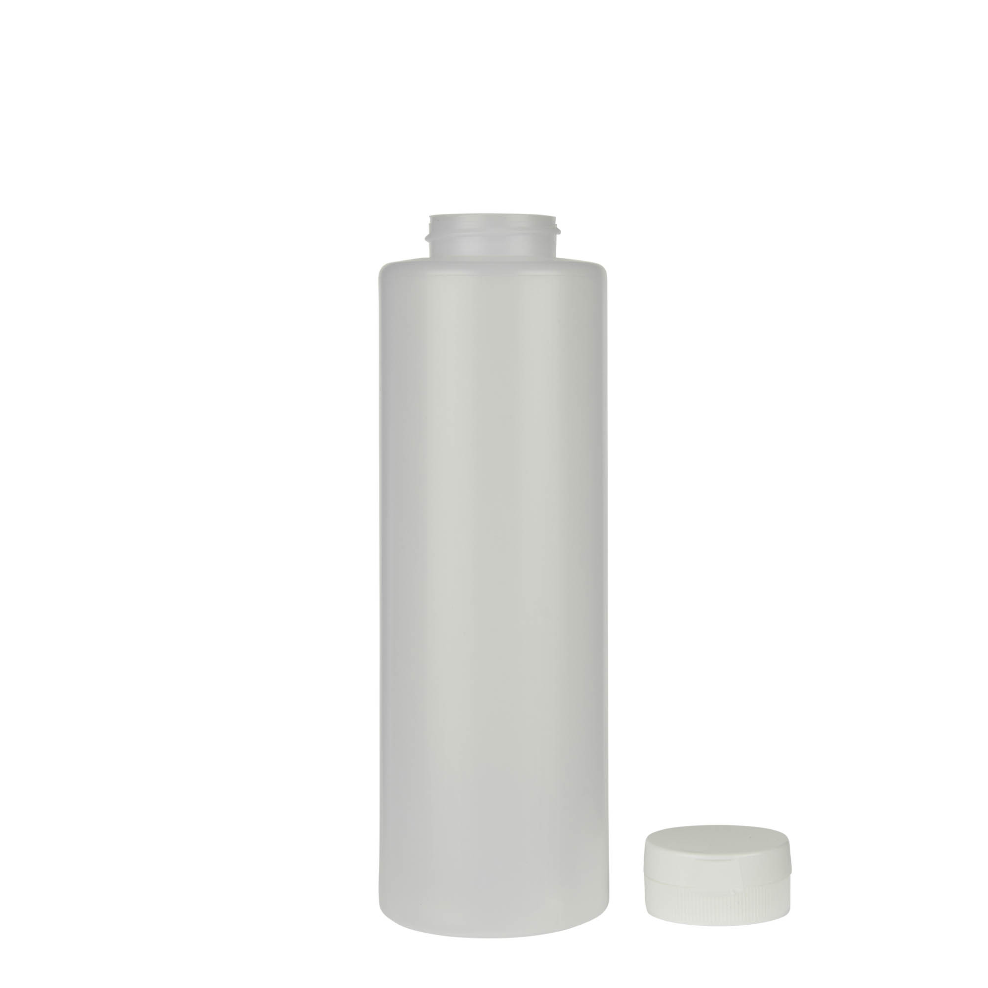 Μπουκάλι για σως 500 ml, πλαστικό LDPE, φυσικό χρώμα, στόμιο: GPI 38/400
