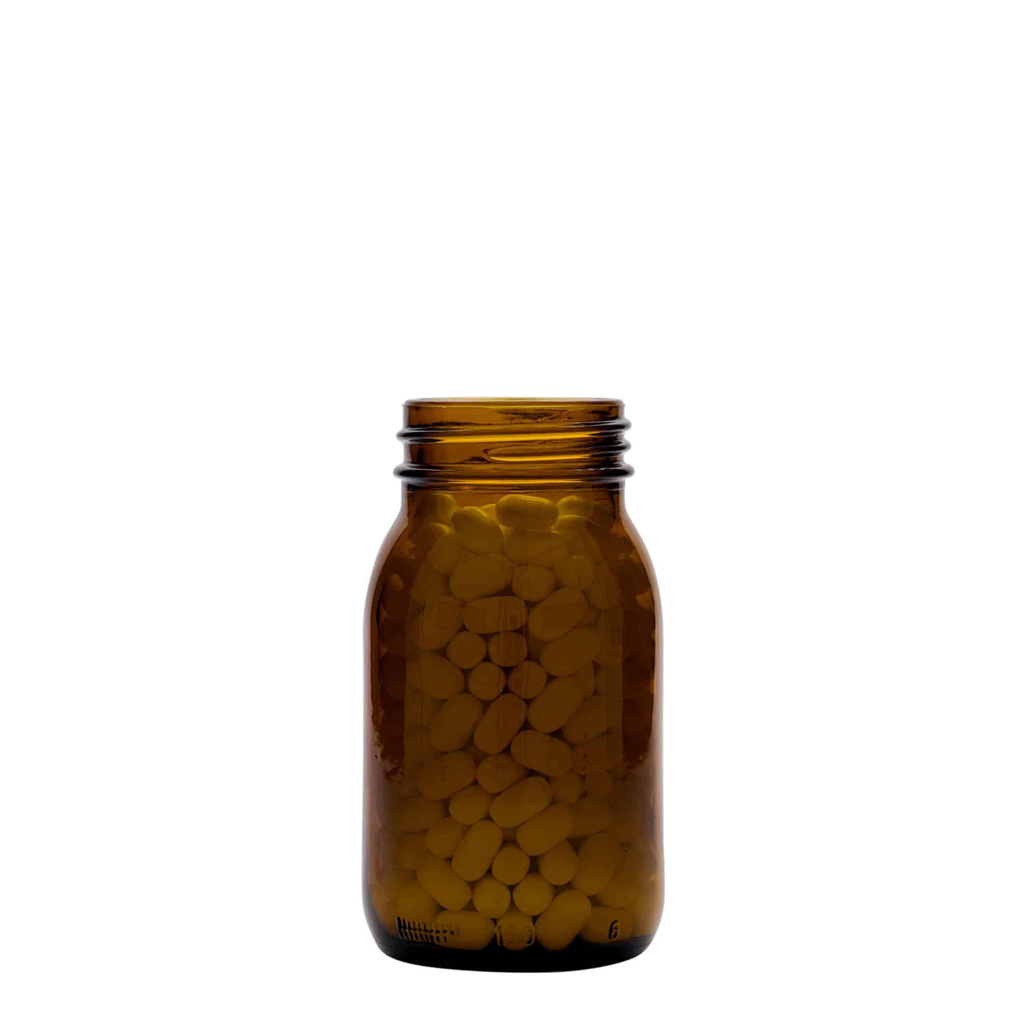 Βάζο με φαρδύ λαιμό 150 ml, καφέ, στόμιο: DIN 45