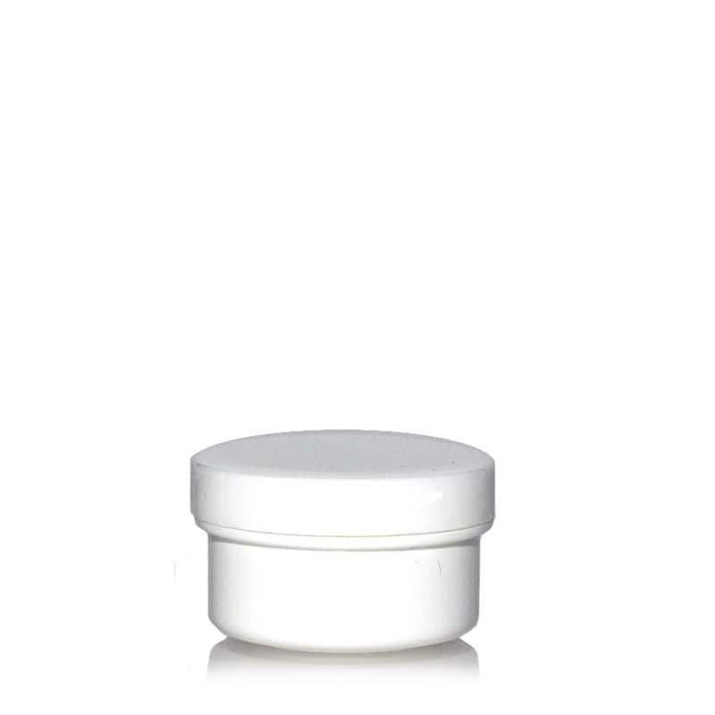 Πλαστικό βάζο 'White Line' 6 ml, PP, λευκό, στόμιο: βιδωτό πώμα