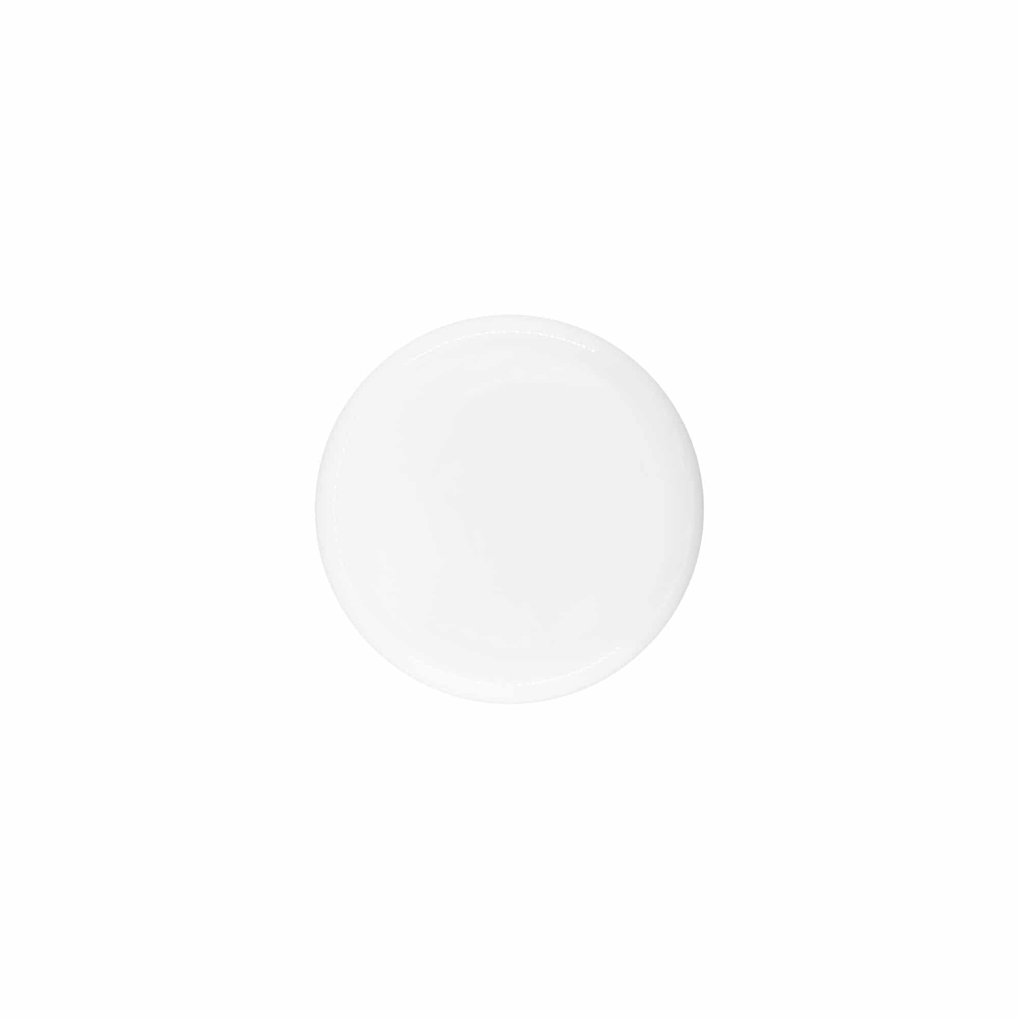 Βιδωτό πώμα για το μπουκάλι 'Bianca' 50 ml, πλαστικό PP, λευκό