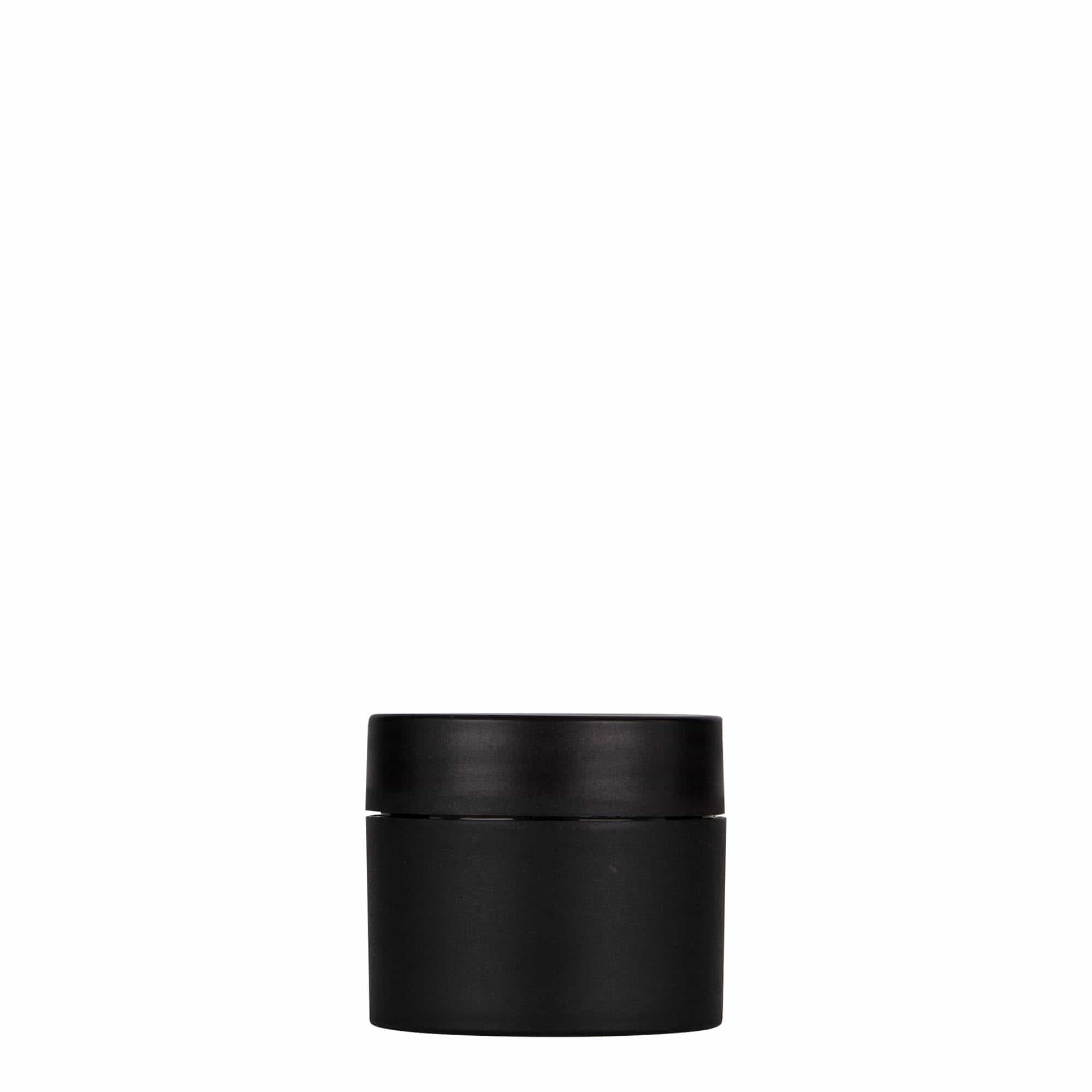 Πλαστικό βάζο 'Antonella' 30 ml, PP, μαύρο, στόμιο: βιδωτό πώμα