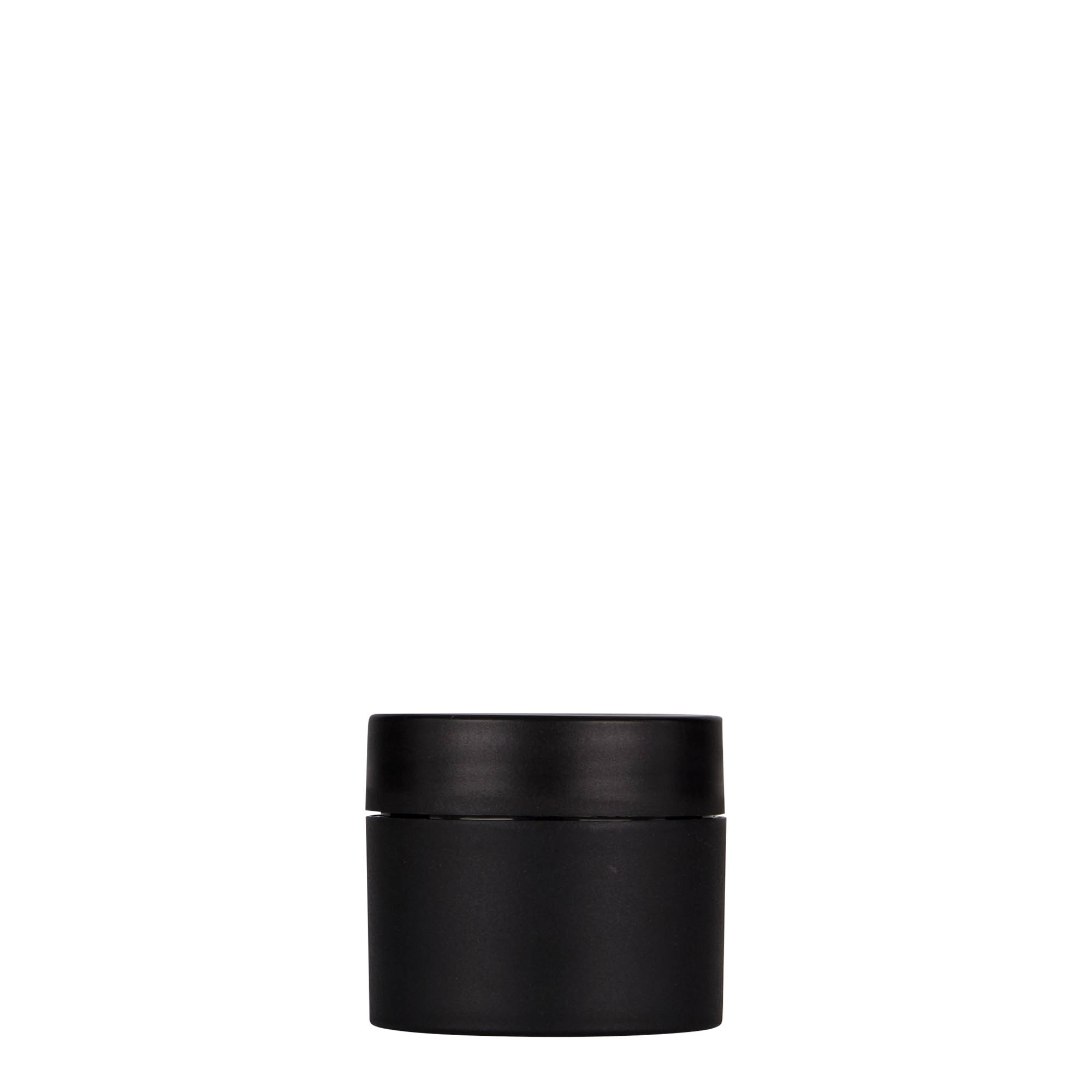Πλαστικό βάζο 'Antonella' 30 ml, PP, μαύρο, στόμιο: βιδωτό πώμα Πλαστικό βάζο 'Antonella' 30 ml, PP, μαύρο, στόμιο: βιδωτό πώμα