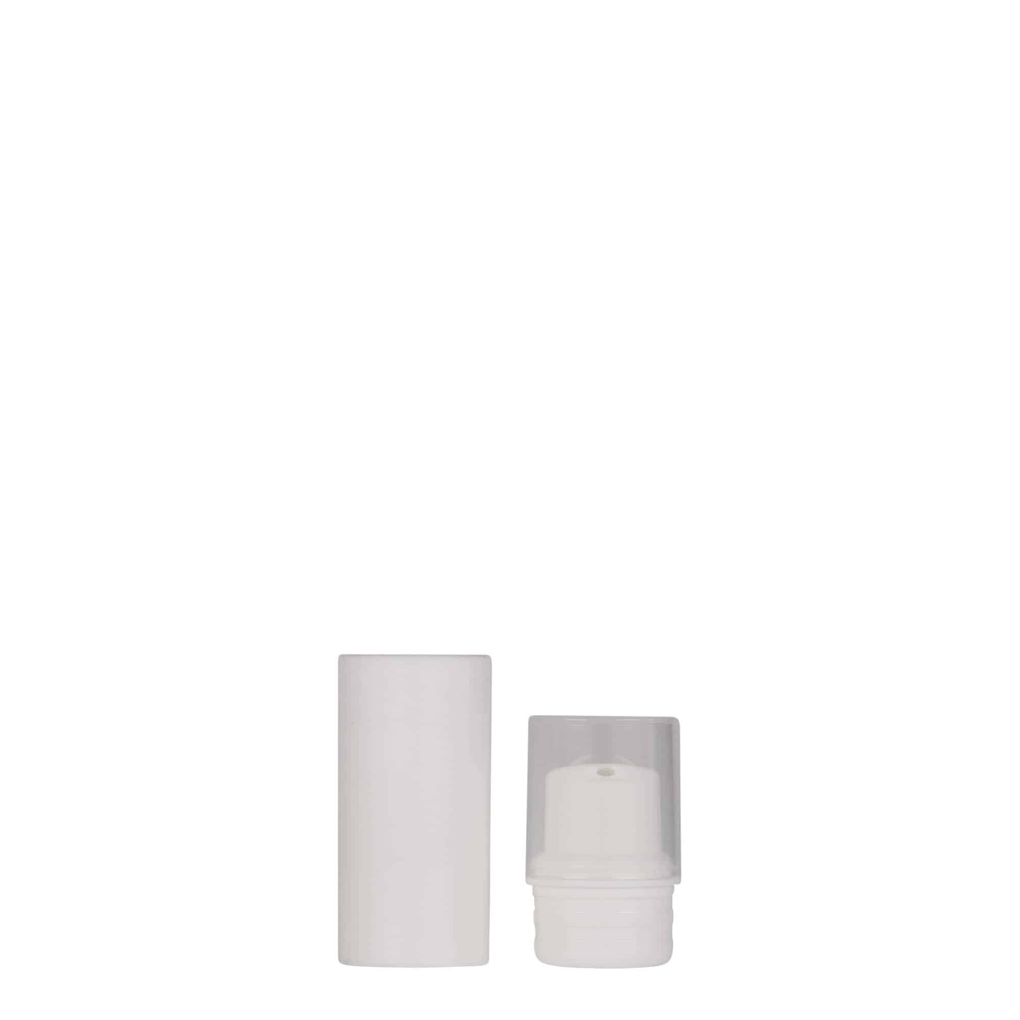 Airless Dispenser 'Nano' 5 ml, πλαστικό PP, λευκό