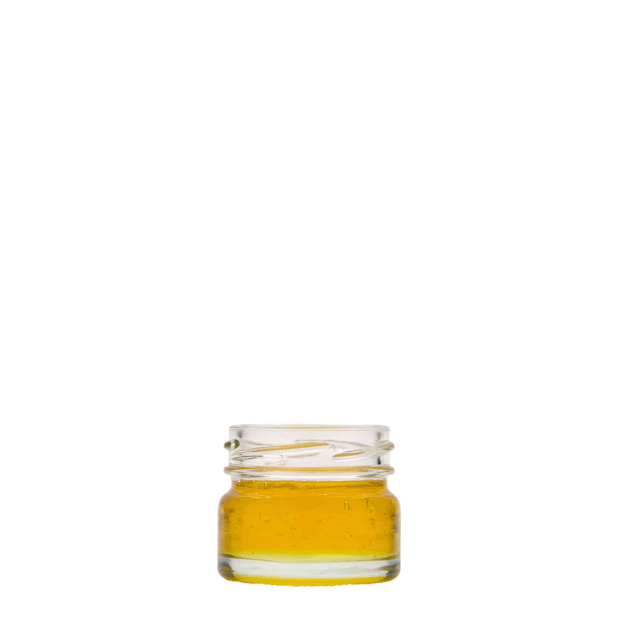 Στρογγυλό βάζο με επίπεδο στόμιο 30 ml, στόμιο: twist-off (TO 43)