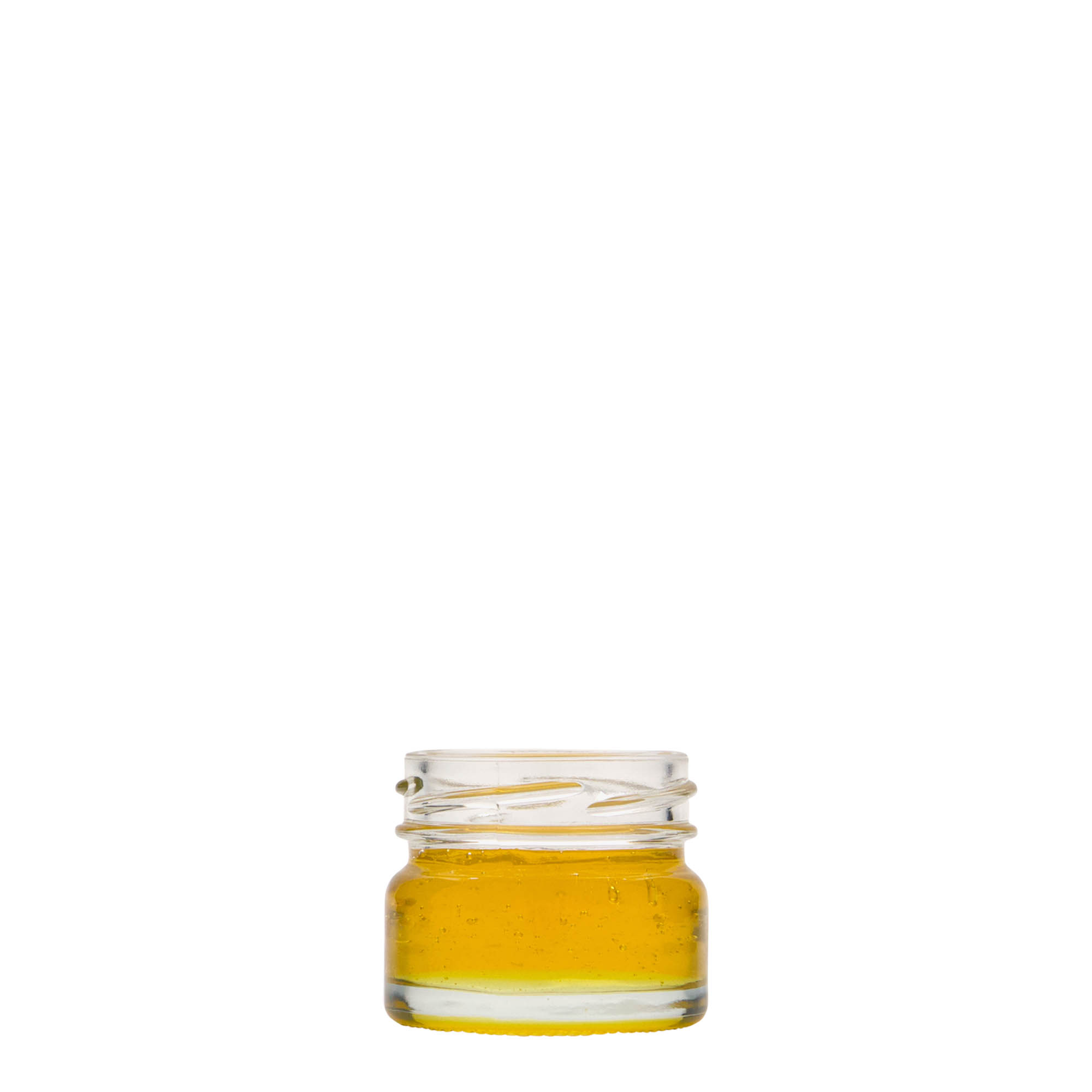 Στρογγυλό βάζο με επίπεδο στόμιο 30 ml, στόμιο: twist-off (TO 43) Στρογγυλό βάζο με επίπεδο στόμιο 30 ml, στόμιο: twist-off (TO 43)