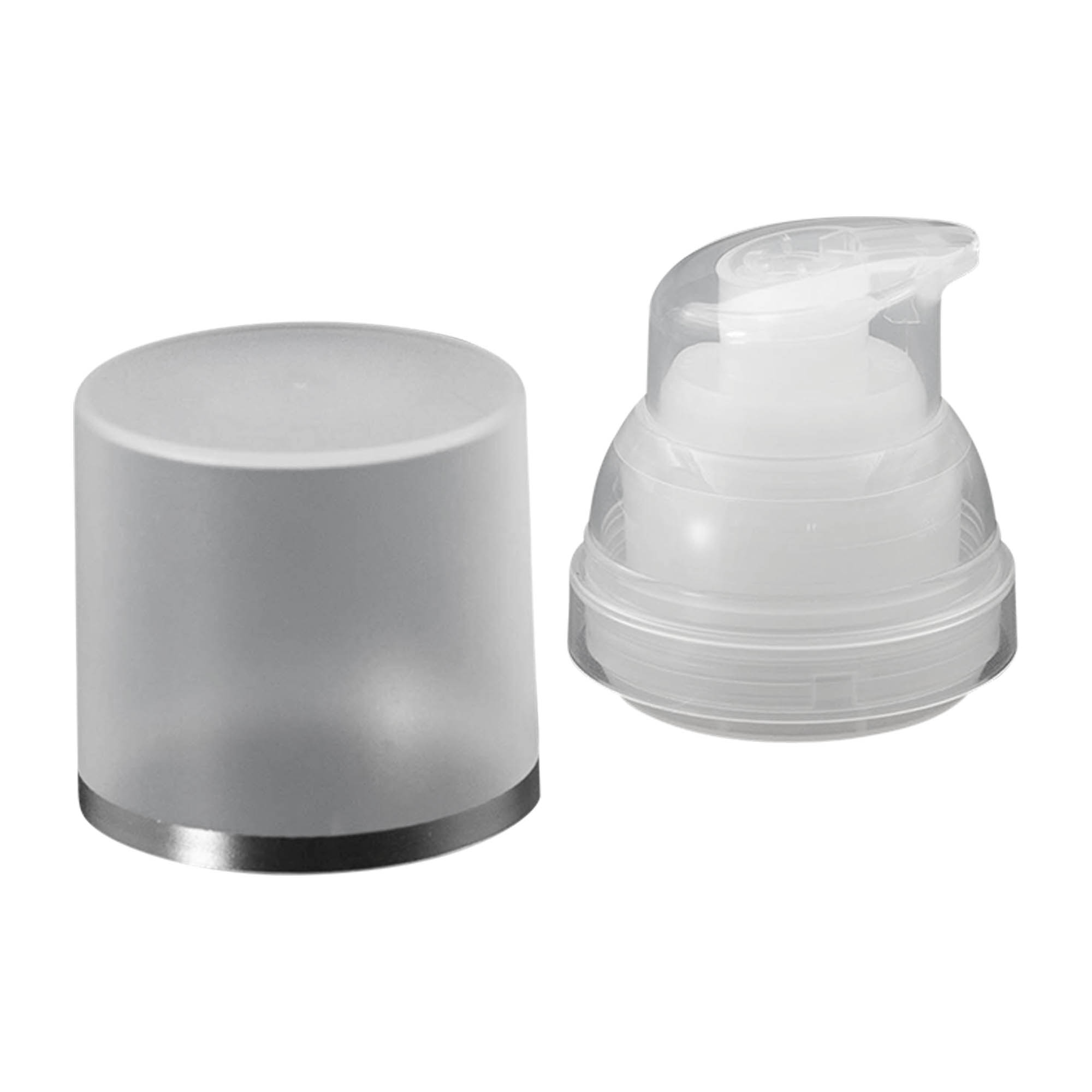 Κεφαλή αντλίας Airless Dispenser 'Mezzo', πλαστικό PP, φυσικό χρώμα Κεφαλή αντλίας Airless Dispenser 'Mezzo', πλαστικό PP, φυσικό χρώμα