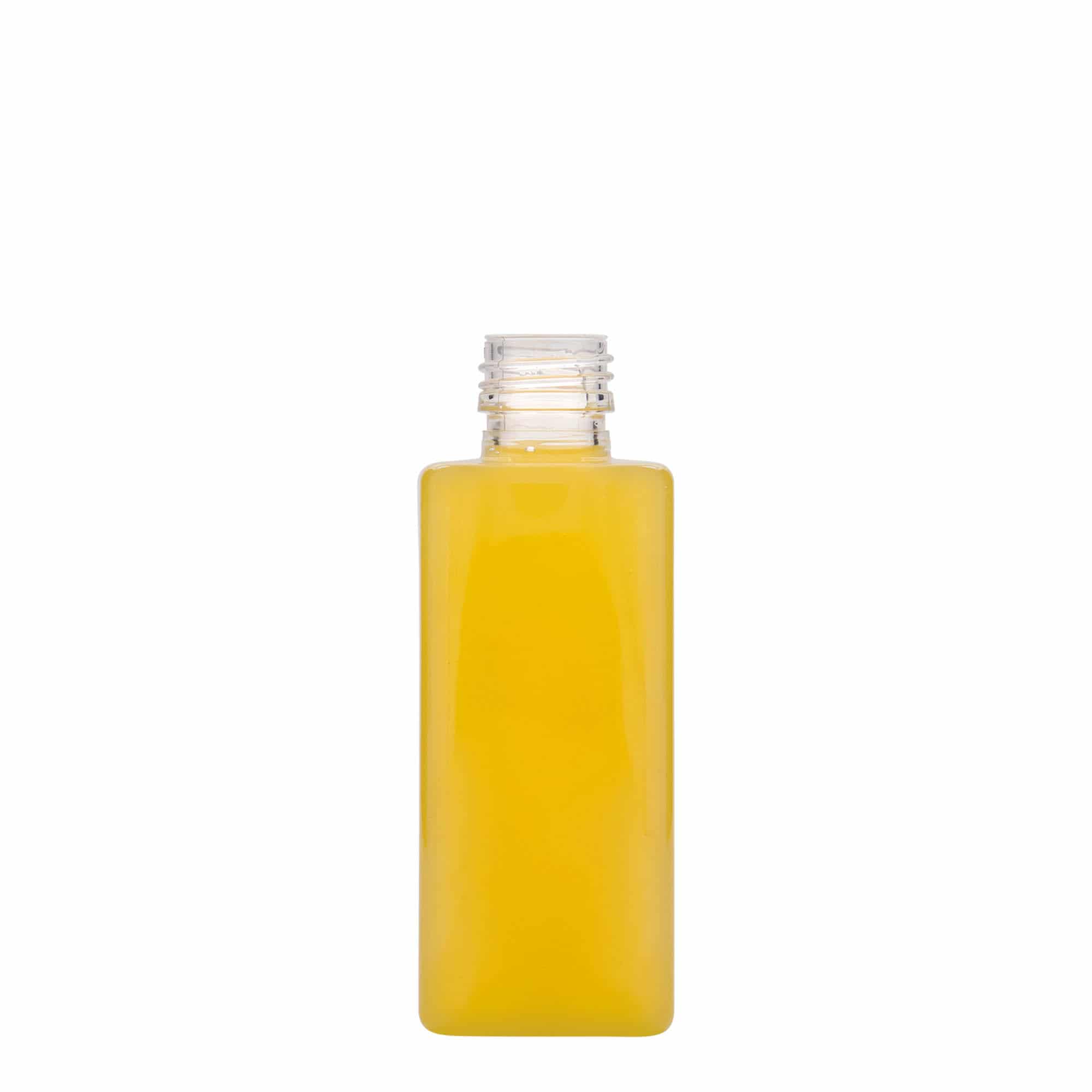 Μπουκάλι PET 'Karl' 250 ml, τετράγωνο, πλαστικό, στόμιο: PP 28