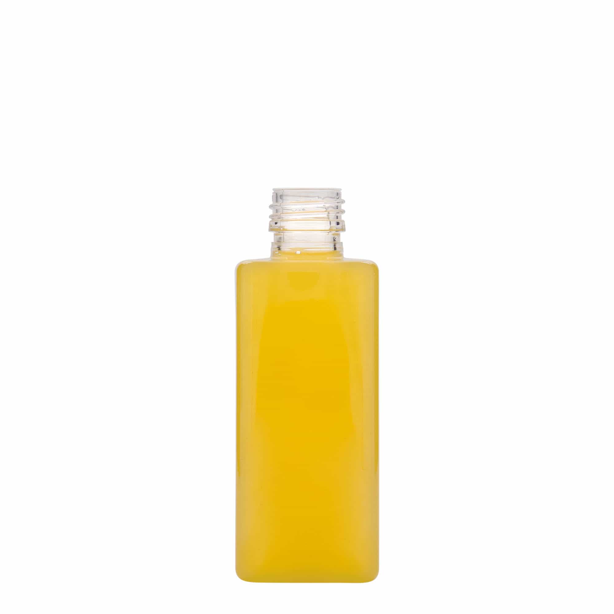 Μπουκάλι PET 'Karl' 250 ml, τετράγωνο, πλαστικό, στόμιο: PP 28 Μπουκάλι PET 'Karl' 250 ml, τετράγωνο, πλαστικό, στόμιο: PP 28