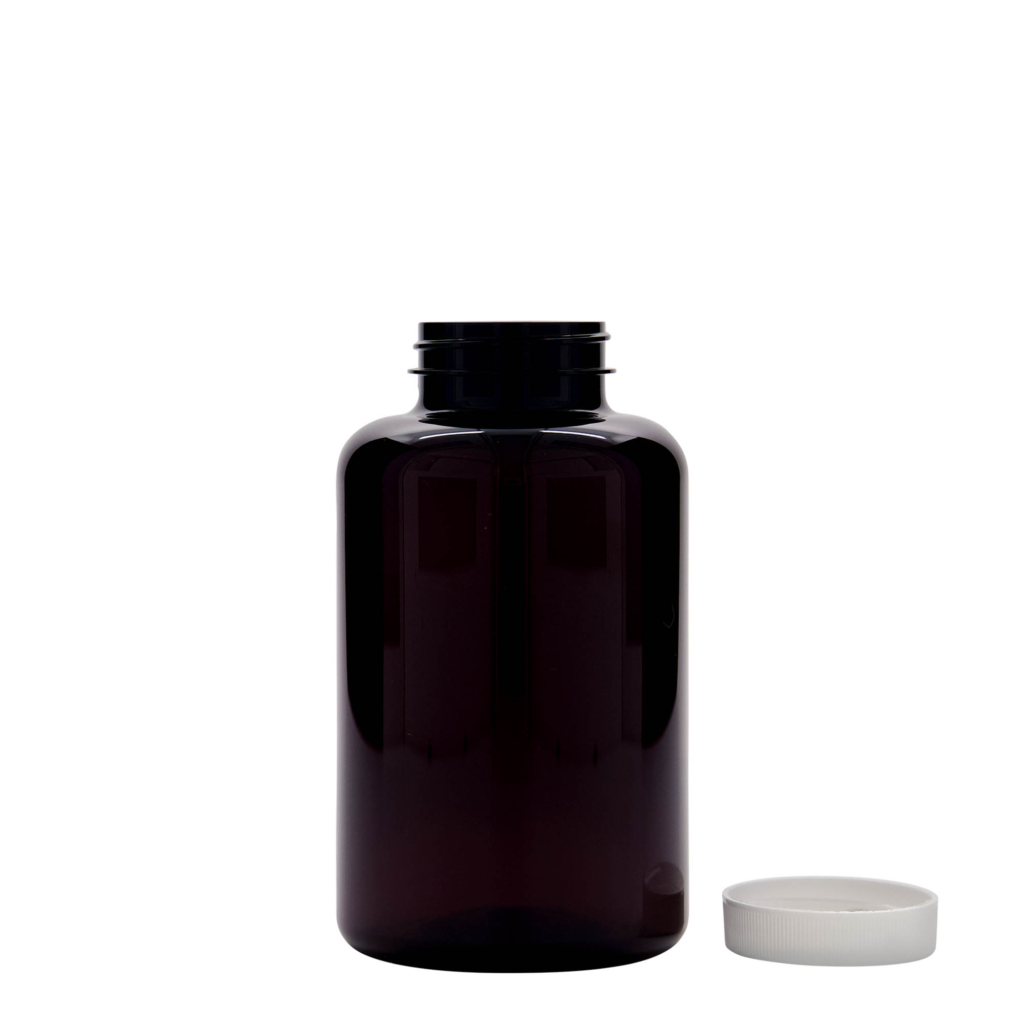 Δοχείο PET 500 ml, πλαστικό, καφέ, στόμιο: GPI 45/400 Δοχείο PET 500 ml, πλαστικό, καφέ, στόμιο: GPI 45/400