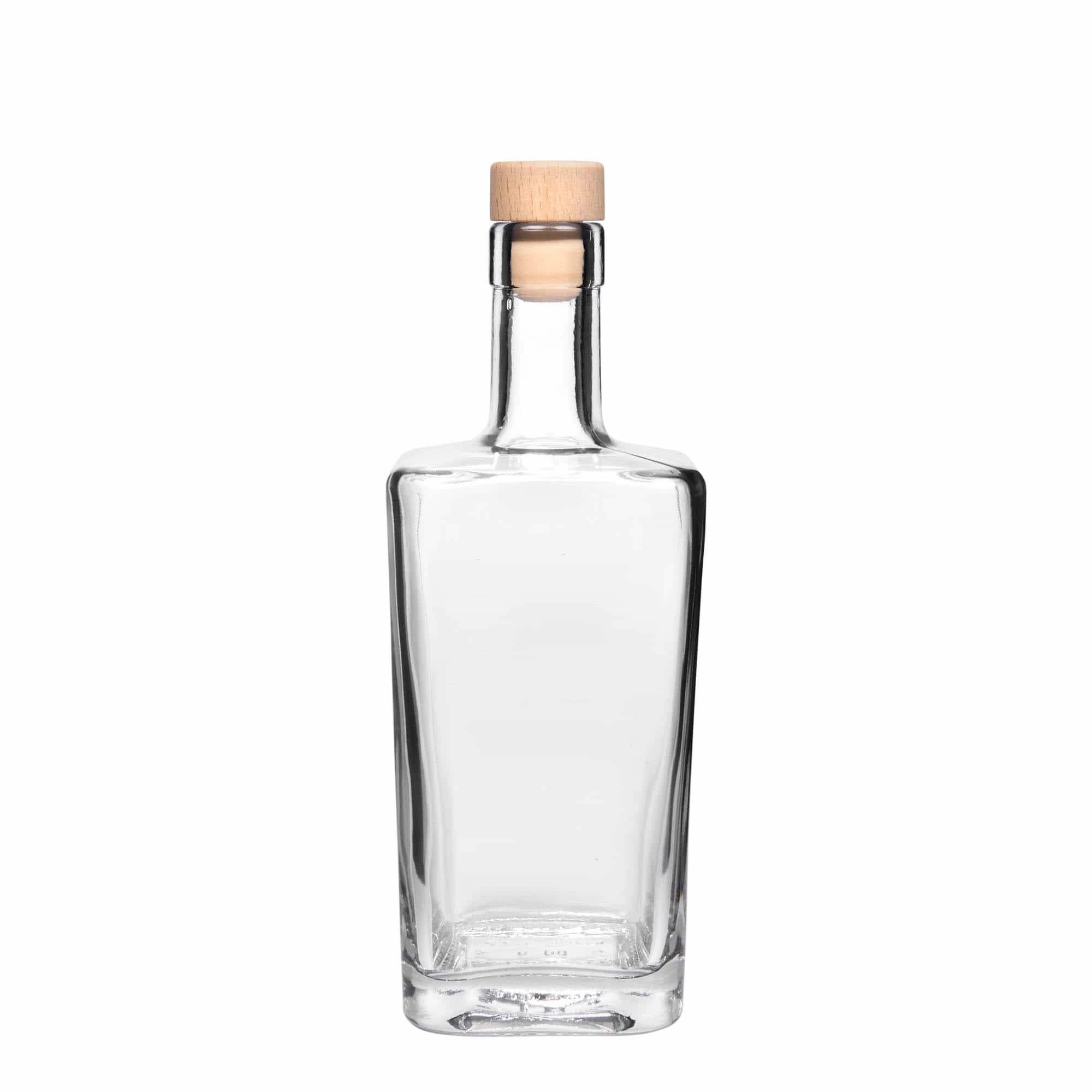 Γυάλινο μπουκάλι 'Noel' 500 ml, τετράγωνο, στόμιο: φελλός