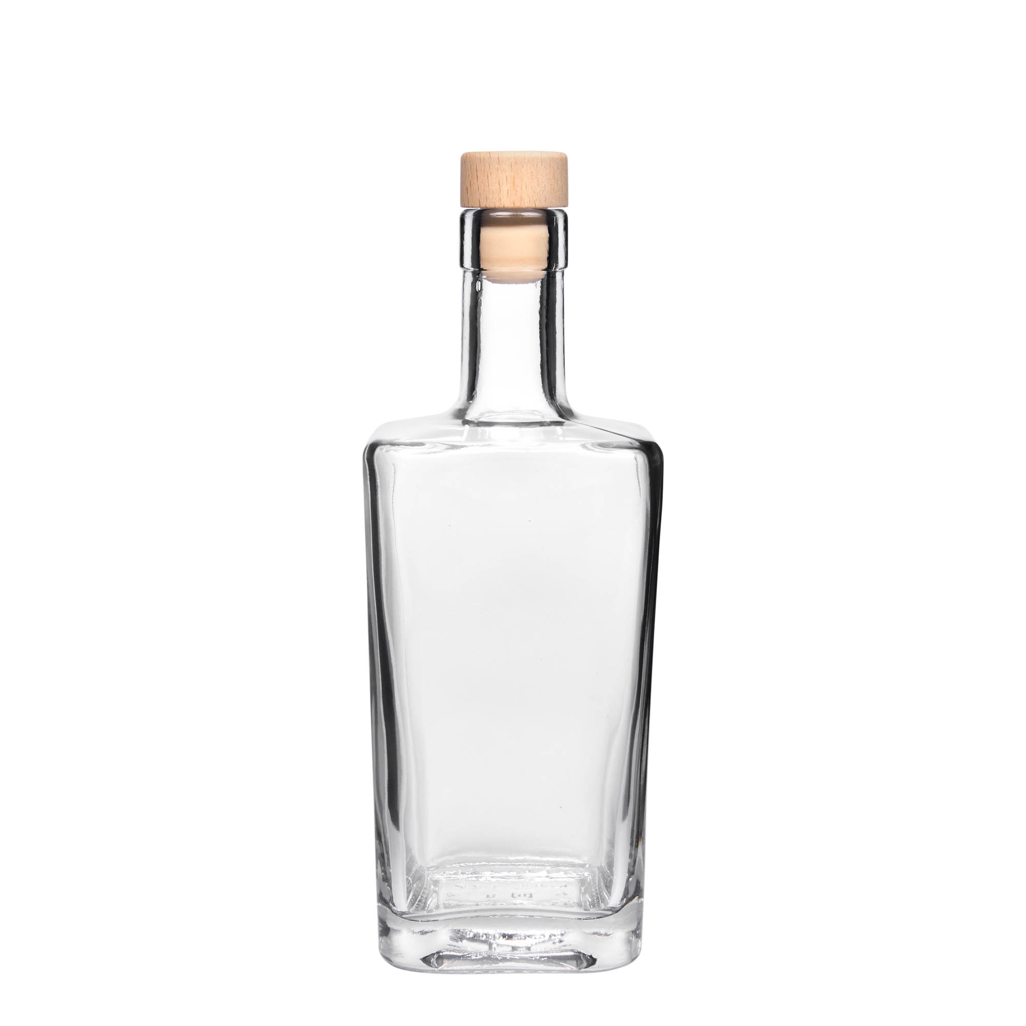 Γυάλινο μπουκάλι 'Noel' 500 ml, τετράγωνο, στόμιο: φελλός