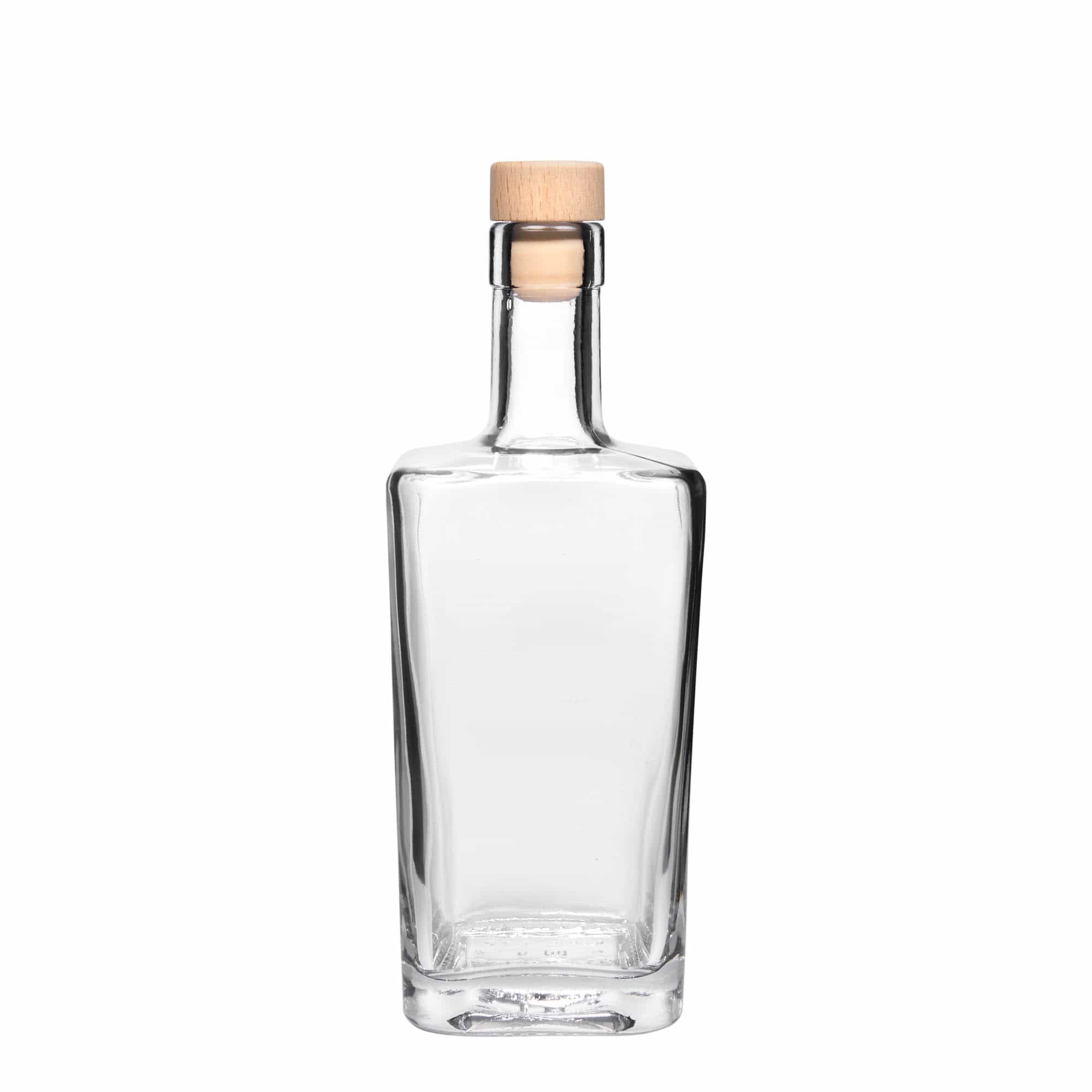 Γυάλινο μπουκάλι 'Noel' 500 ml, τετράγωνο, στόμιο: φελλός