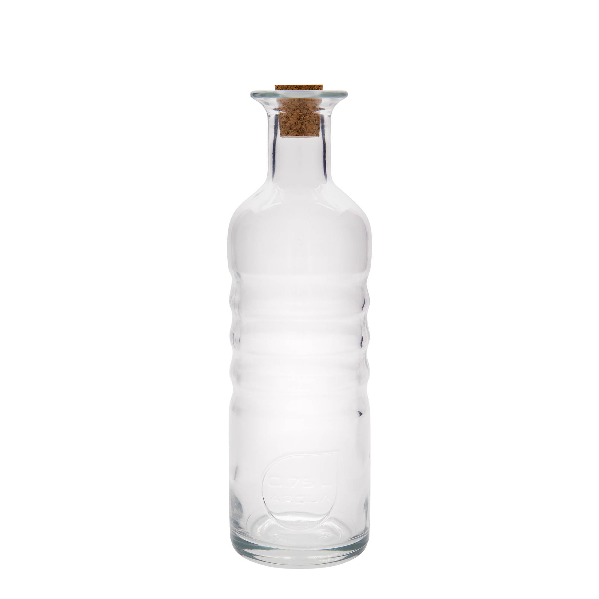 Γυάλινο μπουκάλι 'Optima Acqua' 750 ml, στόμιο: φελλός