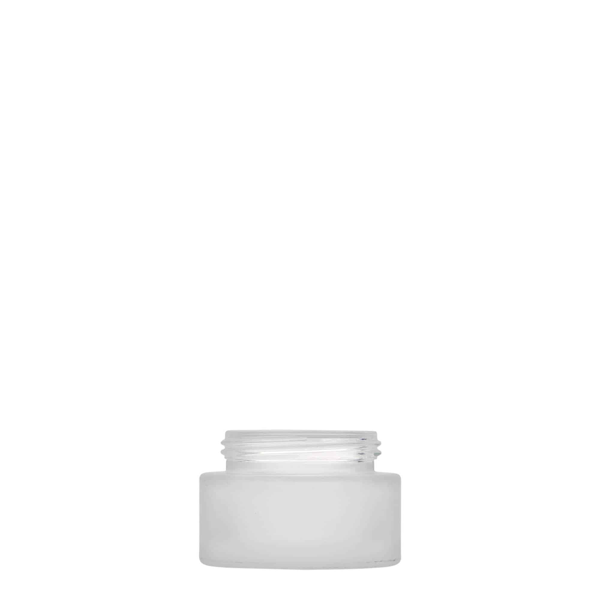 Βάζο για καλλυντικά 'Platin Edition' 15 ml, γυάλινο, εφέ του πάγου, στόμιο: βιδωτό πώμα Βάζο για καλλυντικά 'Platin Edition' 15 ml, γυάλινο, εφέ του πάγου, στόμιο: βιδωτό πώμα