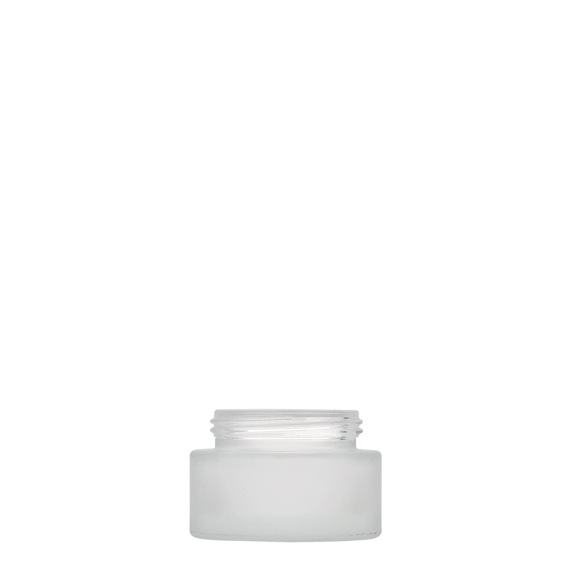 Βάζο για καλλυντικά 'Platin Edition' 15 ml, γυάλινο, εφέ του πάγου, στόμιο: βιδωτό πώμα