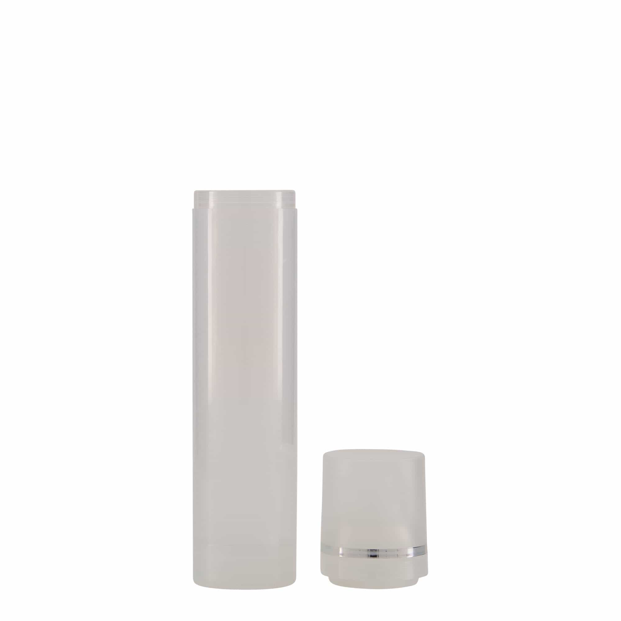 Airless Dispenser 'Mezzo' 100 ml, πλαστικό PP, φυσικό χρώμα
