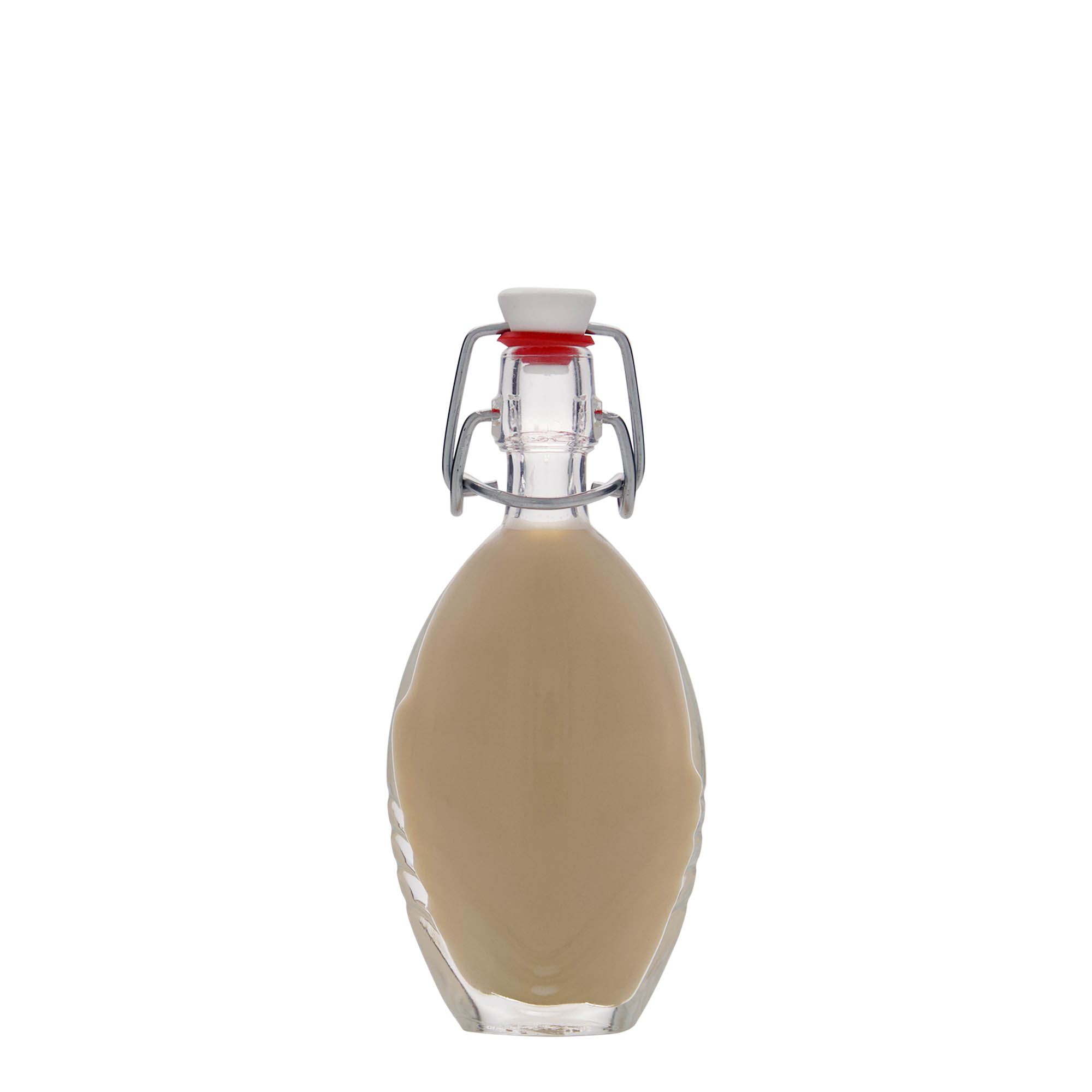 Γυάλινο μπουκάλι 'Florence' 40 ml, οβάλ, στόμιο: μηχανικό πώμα Γυάλινο μπουκάλι 'Florence' 40 ml, οβάλ, στόμιο: μηχανικό πώμα