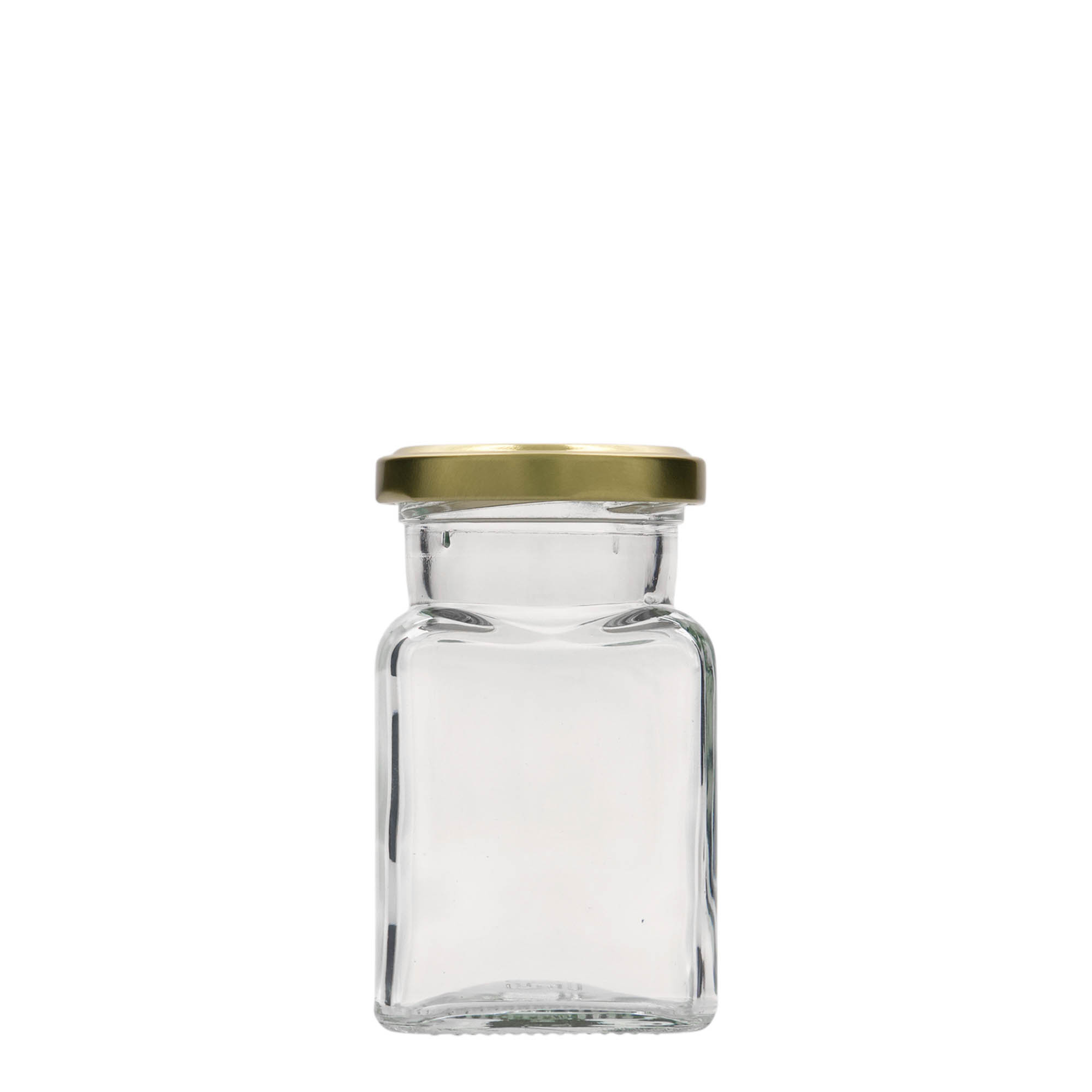 Τετράγωνο βάζο 150 ml, στόμιο: twist-off (TO 53) Τετράγωνο βάζο 150 ml, στόμιο: twist-off (TO 53)