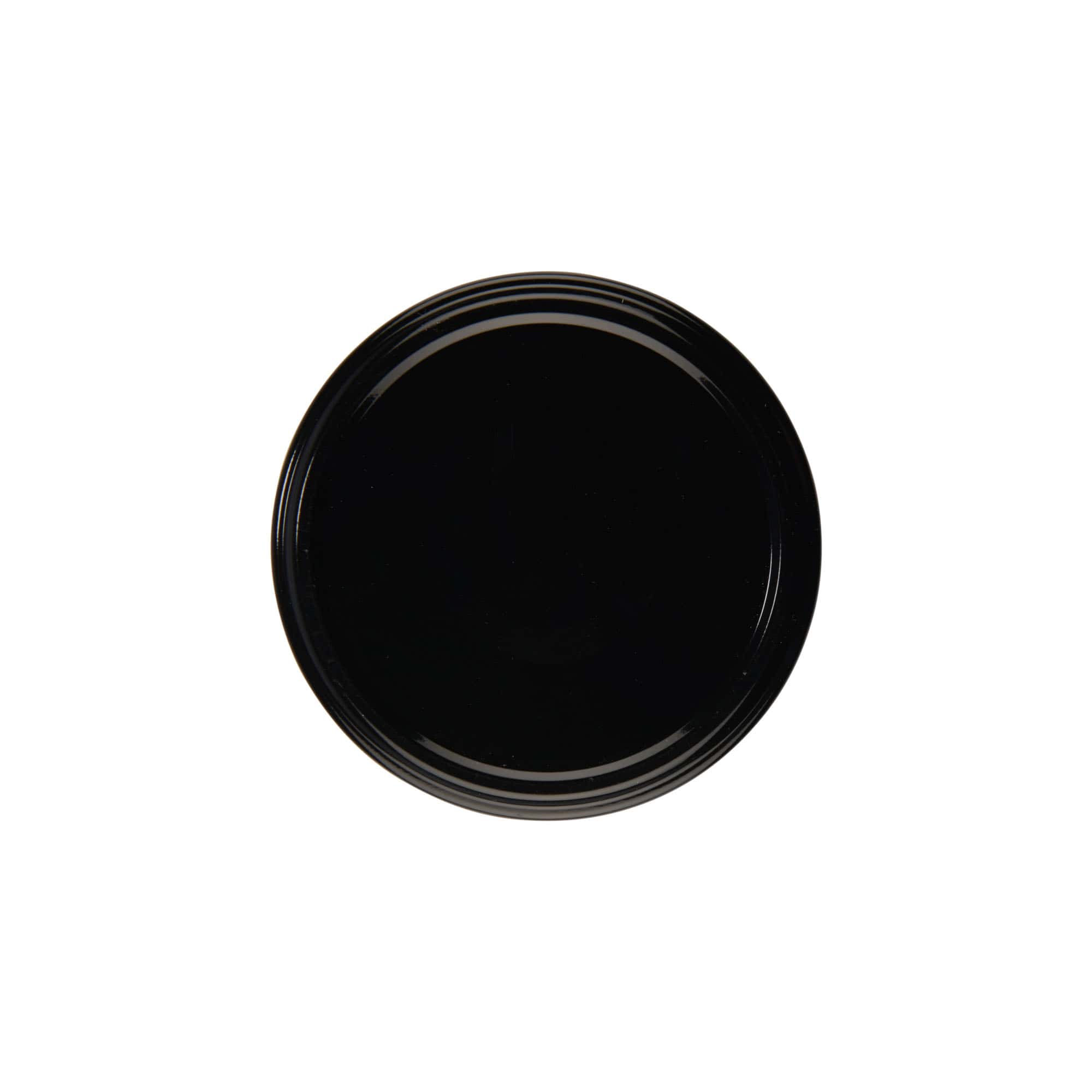 Twist-Off-Deckel, Weißblech, schwarz, für Mündung: TO 82