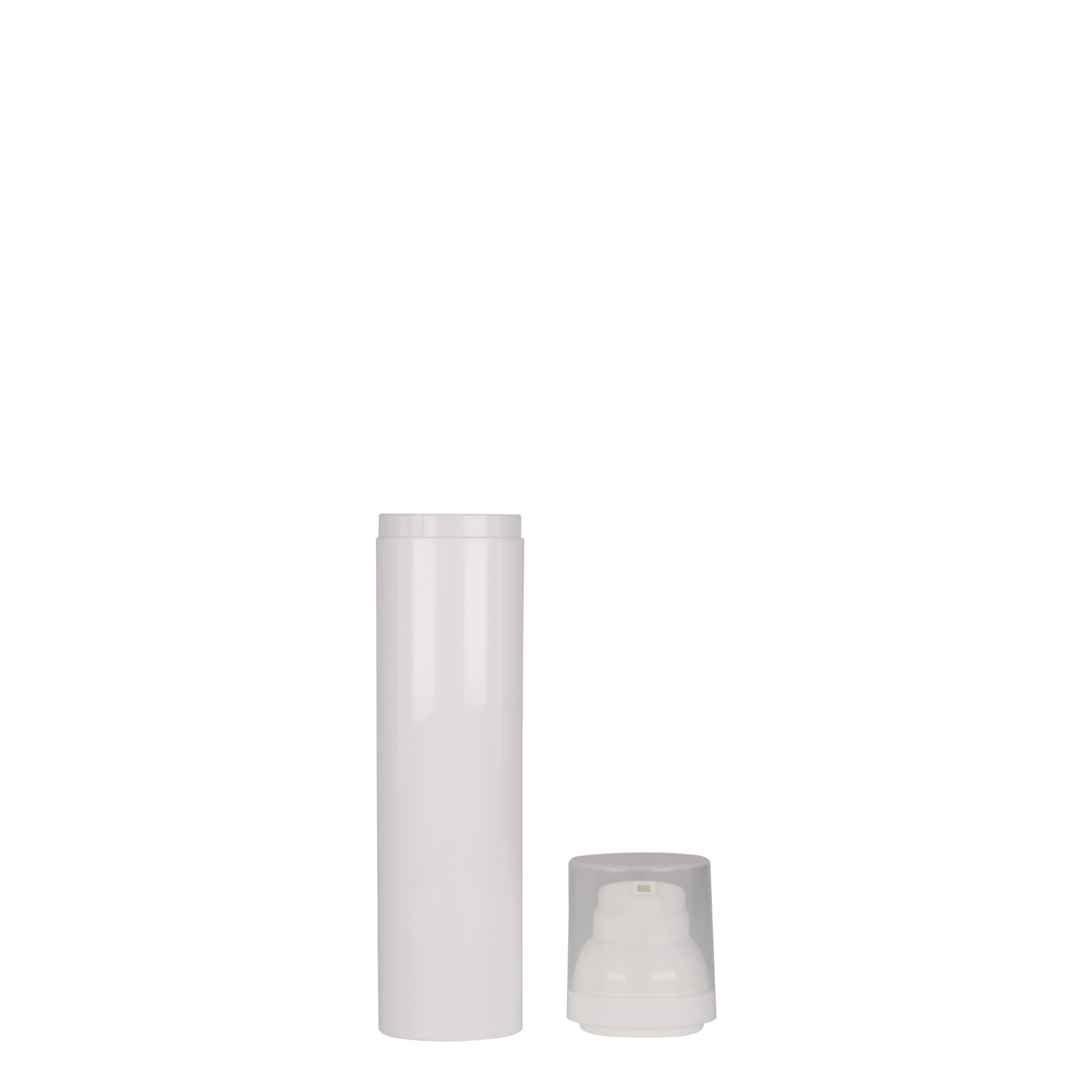 Airless Dispenser 'Mezzo' 100 ml, πλαστικό PP, λευκό