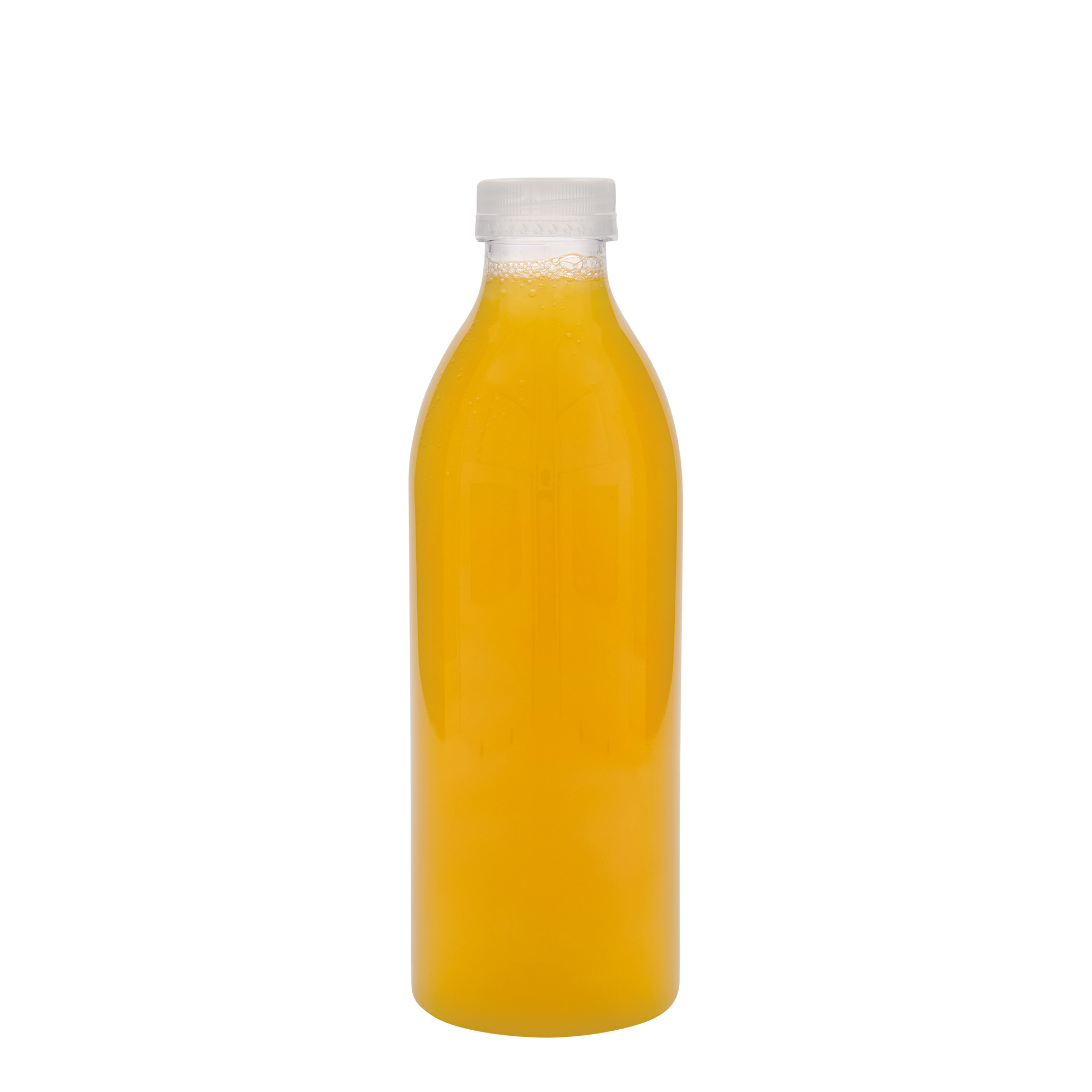 Μπουκάλι PET τυπικού μεγέθους 1.000 ml, πλαστικό, στόμιο: 38 mm Μπουκάλι PET τυπικού μεγέθους 1.000 ml, πλαστικό, στόμιο: 38 mm